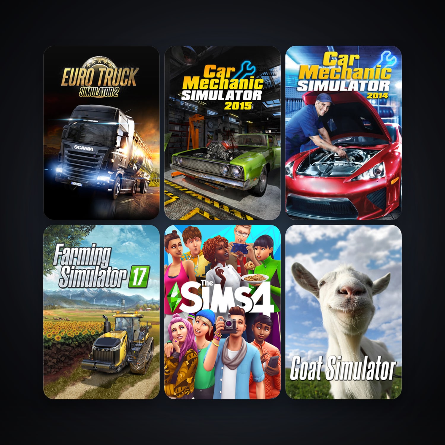 Monopoly + Euro Truck Simulator 2, 13 games, clean — HabibiAccounts