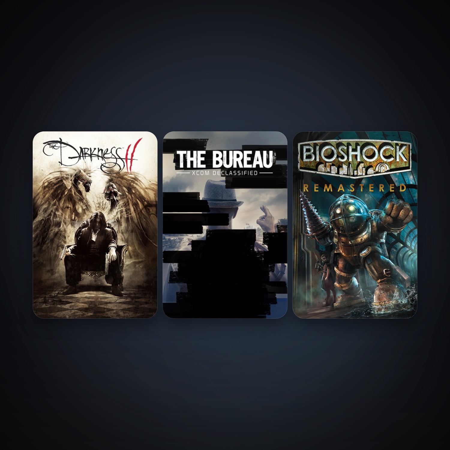 The Bureau: XCOM Declassified + The Darkness II, 4 games, clean — HabibiAccounts
