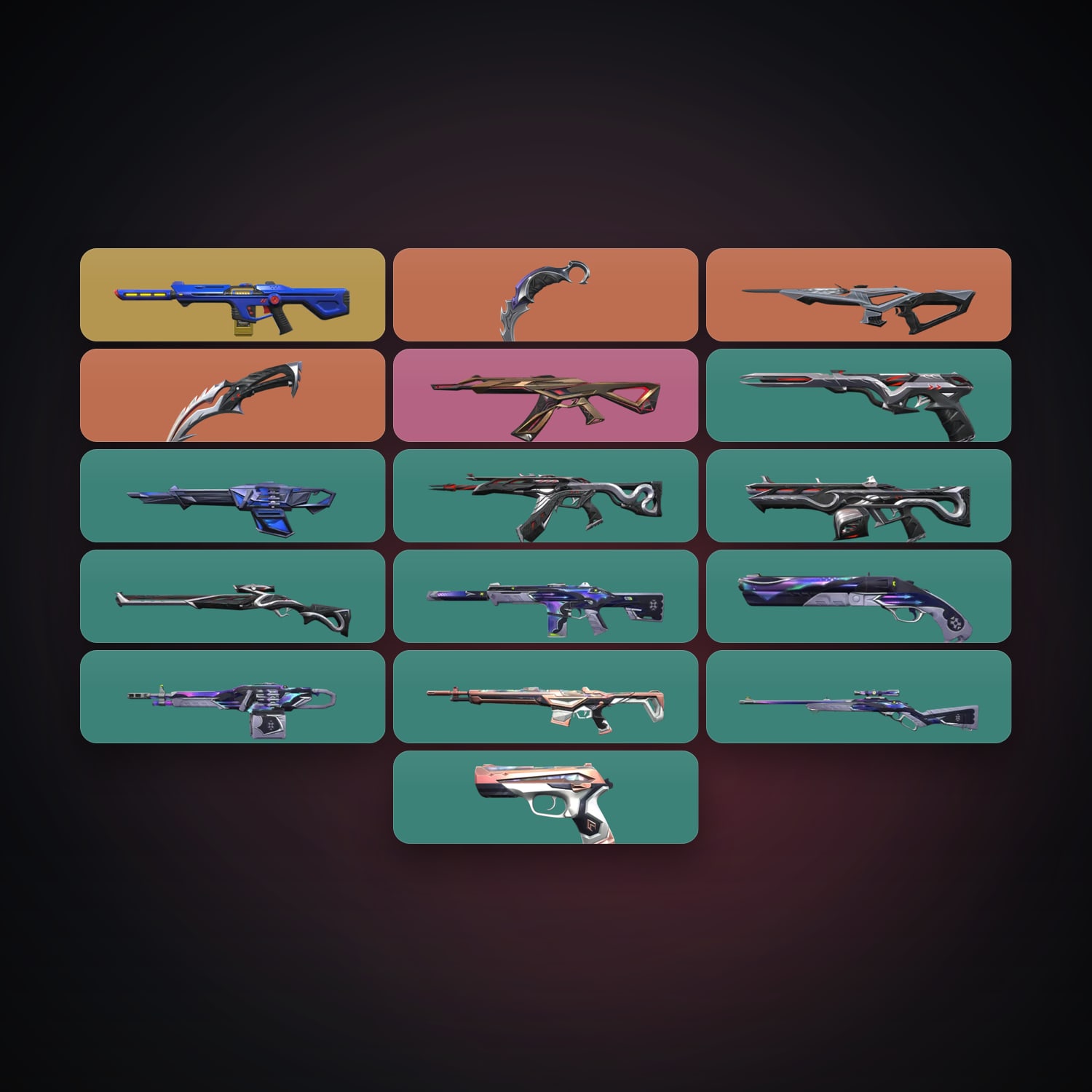EU Plat 3 locker — 2 knives, 18 skins, lvl 22 — HabibiAccounts