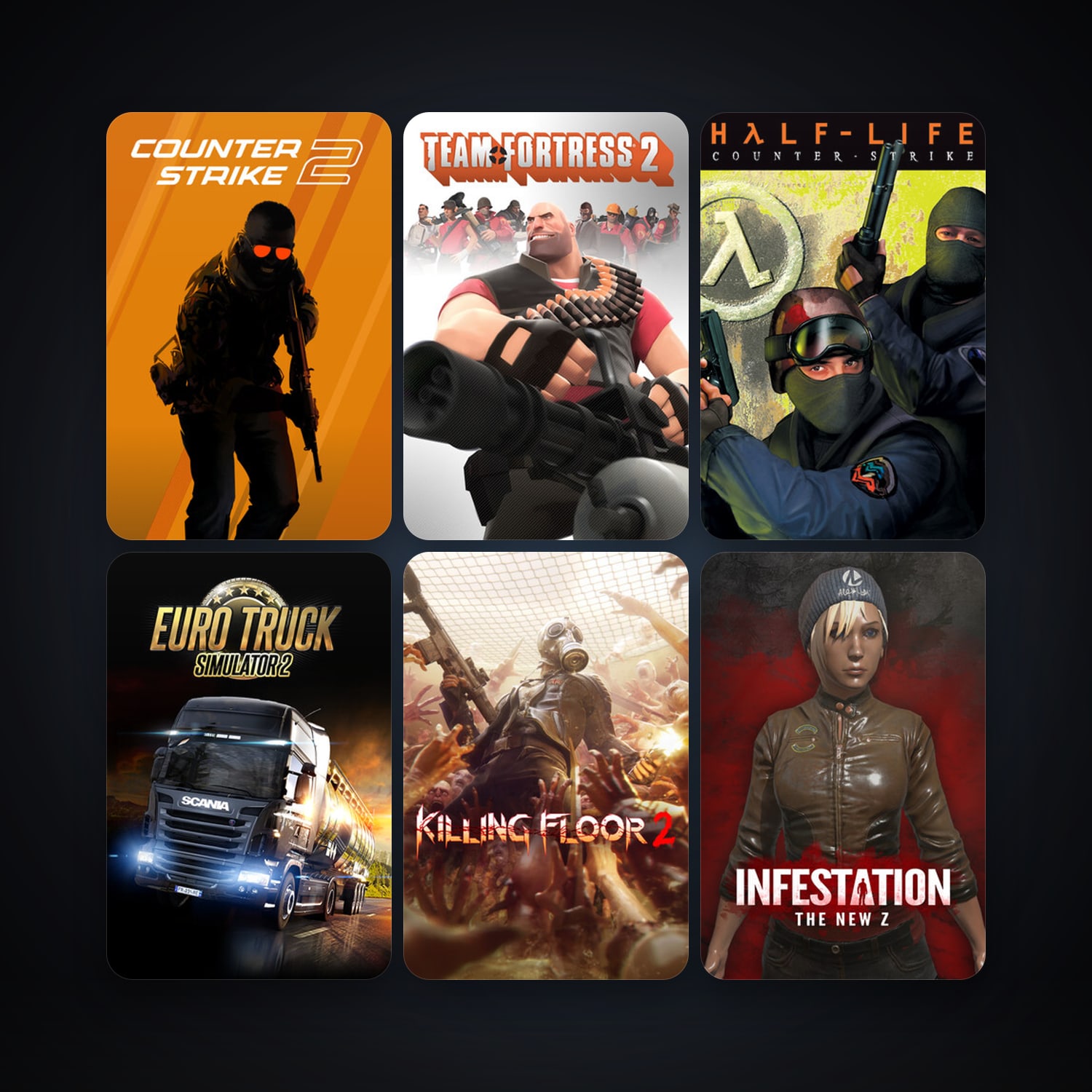 Steam 1023 games, Steam 150, clean — HabibiAccounts