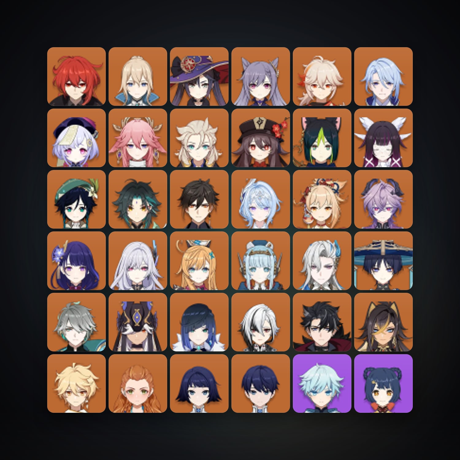 Genshin Impact | AR 60 | 85 Chars | 30× 5★ — HabibiAccounts