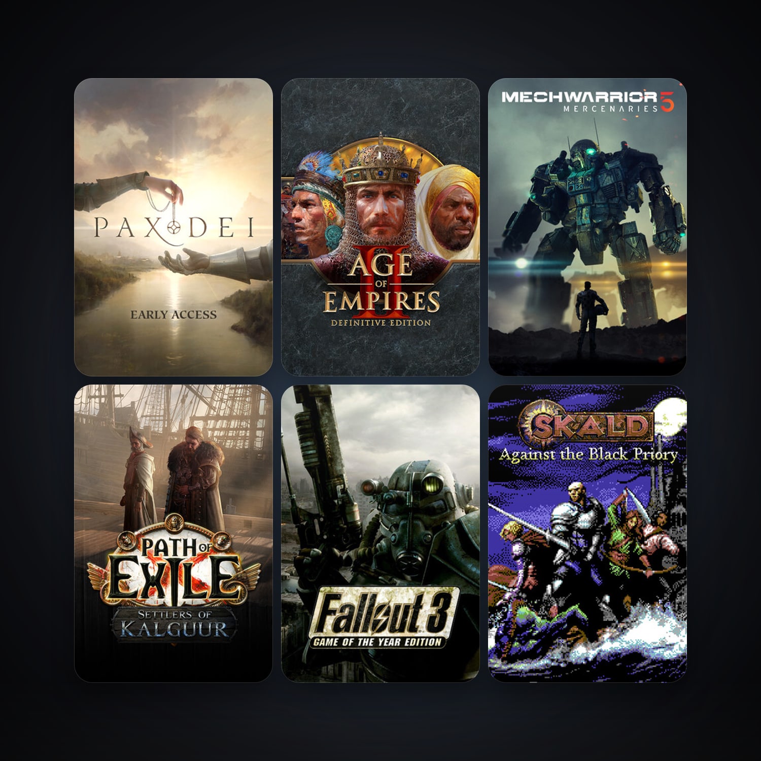 Fallout 3: Game of the Year Edition + Path of Exile, 26 games, clean — HabibiAccounts