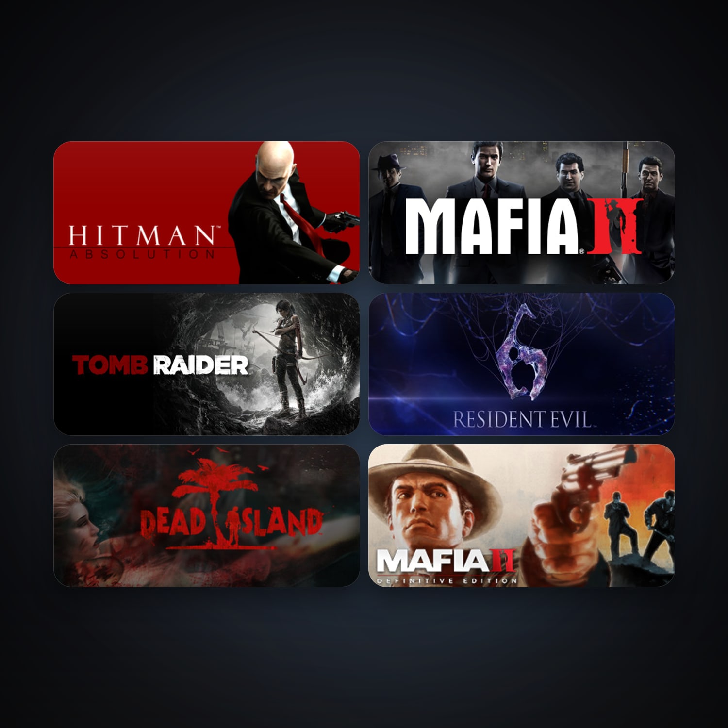 Mafia II + Dead Island, 6 games, clean — HabibiAccounts