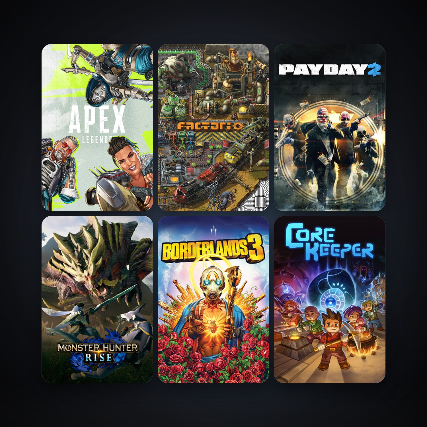 Terraria + PAYDAY 2, 57 games, clean — HabibiAccounts