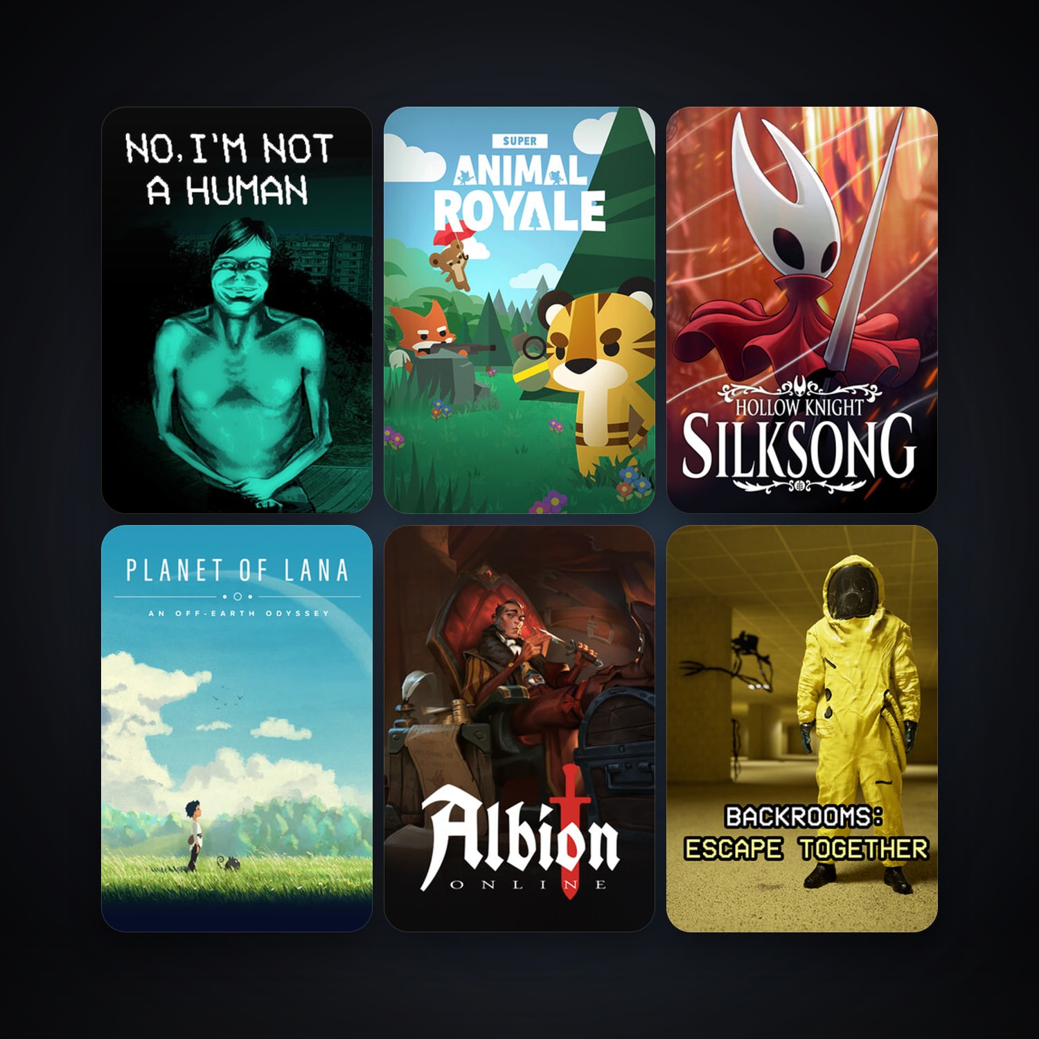 Albion Online + Super Animal Royale, 12 games, clean — HabibiAccounts