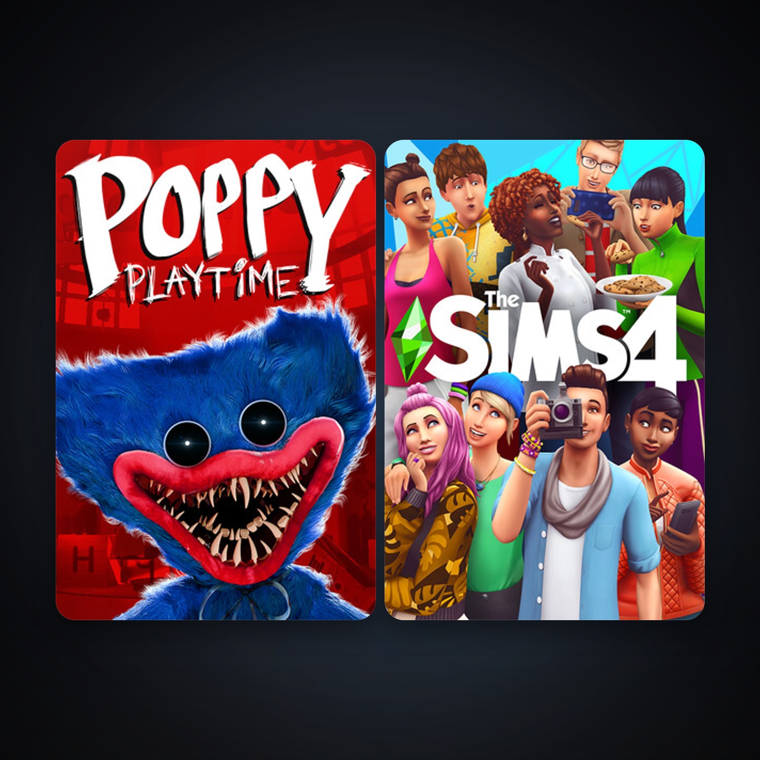 The Sims 4 + Poppy Playtime, 3 games, clean — HabibiAccounts