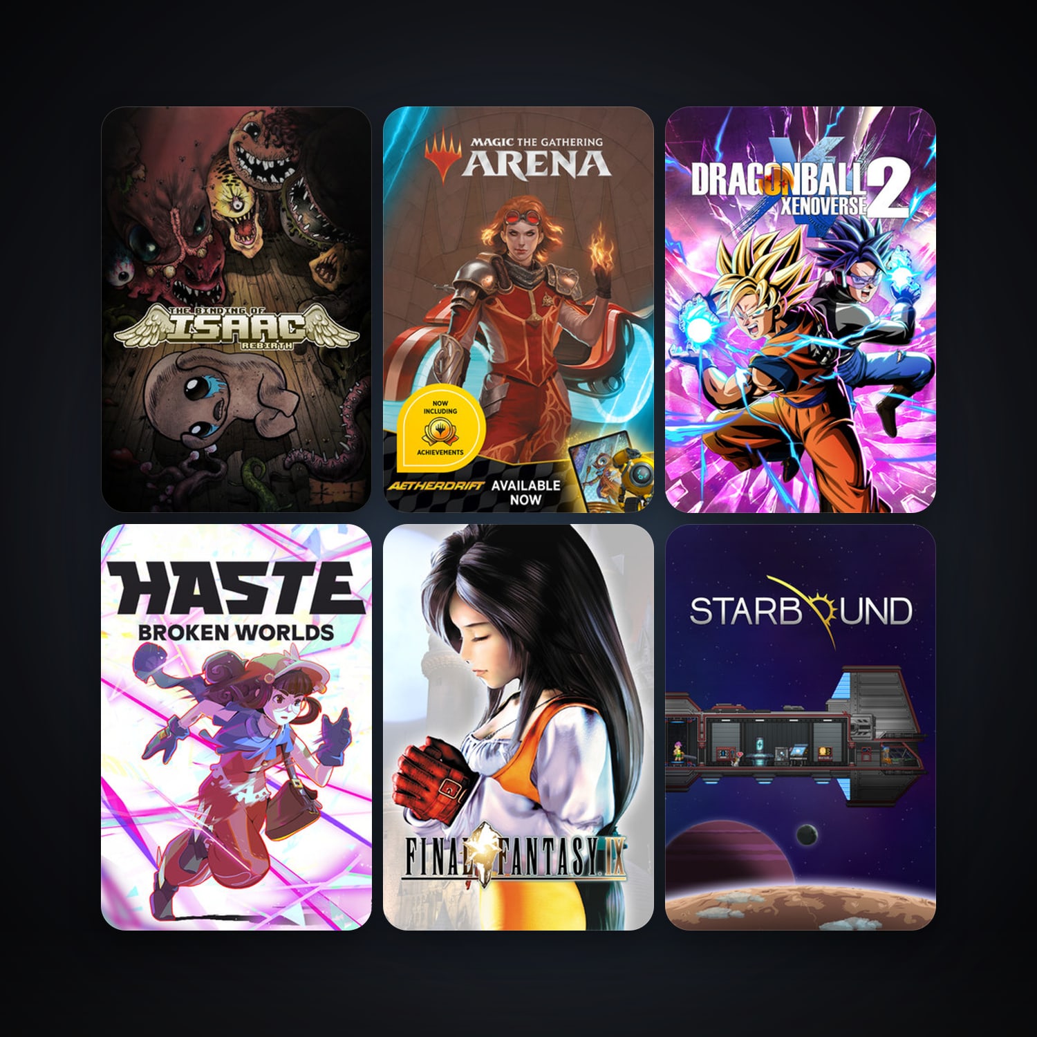 Starbound + The Binding of Isaac: Rebirth, 226 games, Steam 12, clean — HabibiAccounts