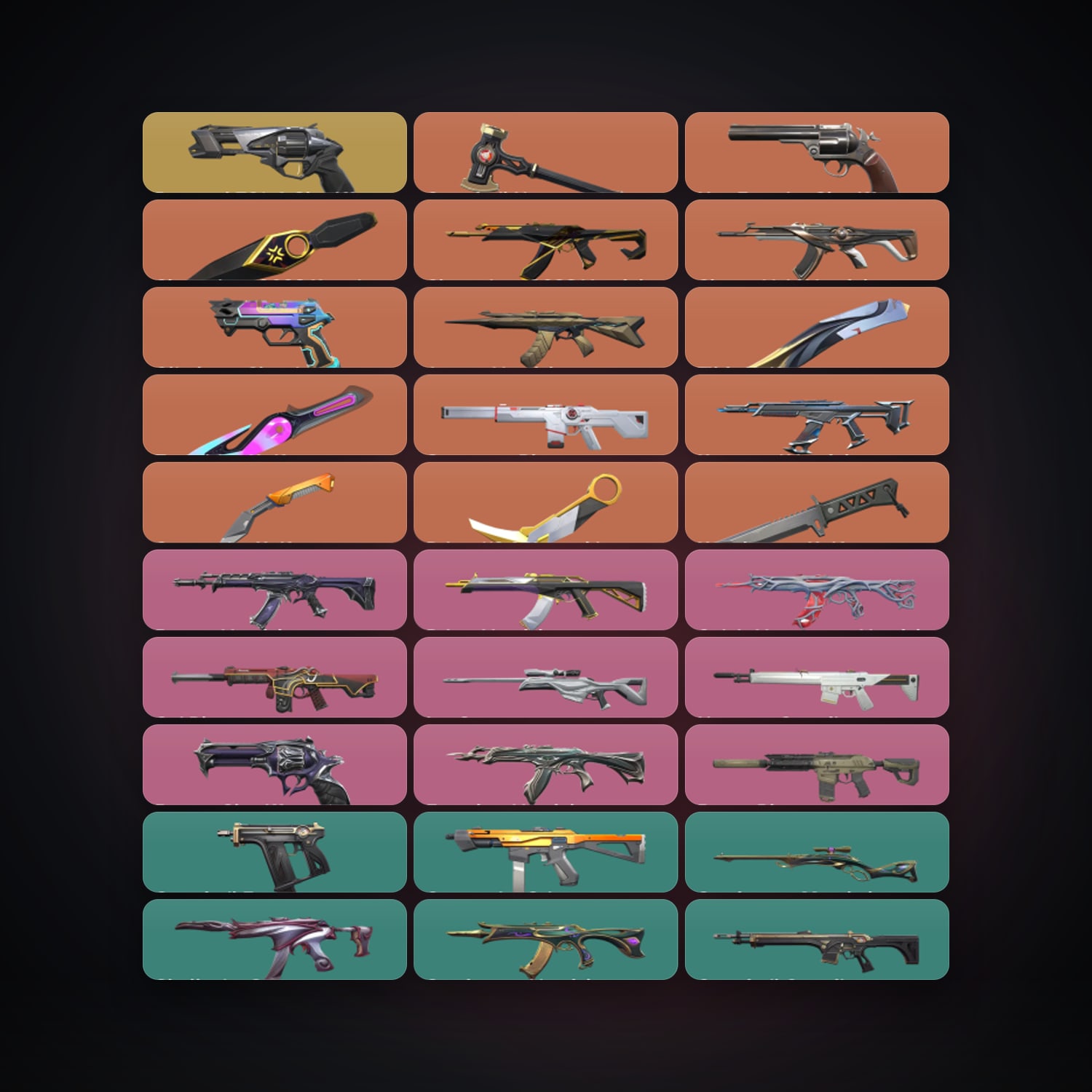 EU Silver 1 locker — 7 knives, 93 skins, lvl 171 — HabibiAccounts