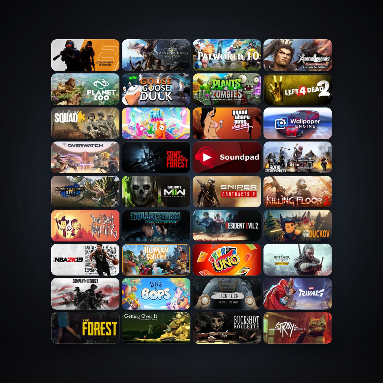 Steam 107 games, Steam 11, clean — HabibiAccounts