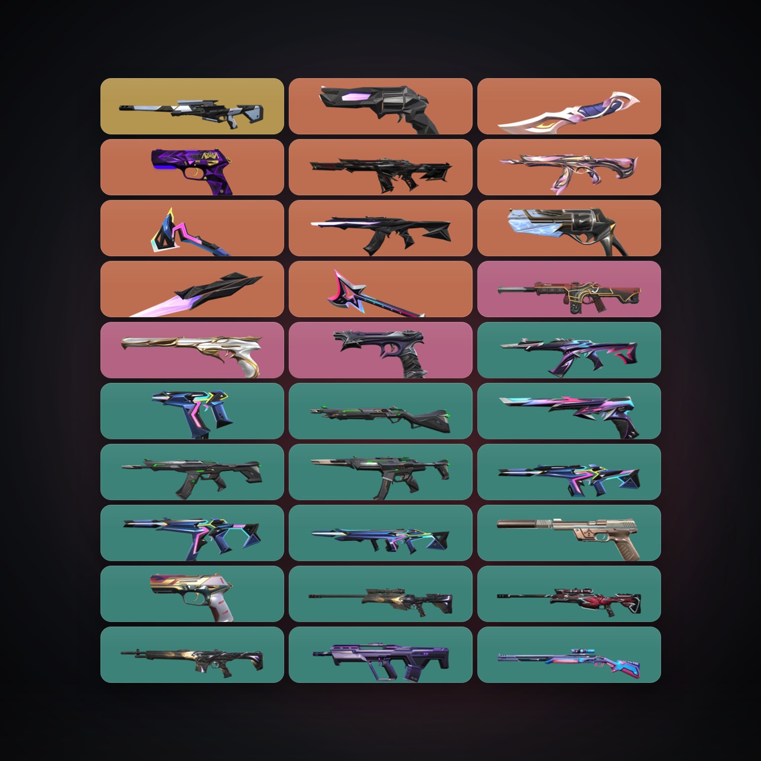 EU Gold 3 locker — 4 knives, 48 skins, lvl 144 — HabibiAccounts