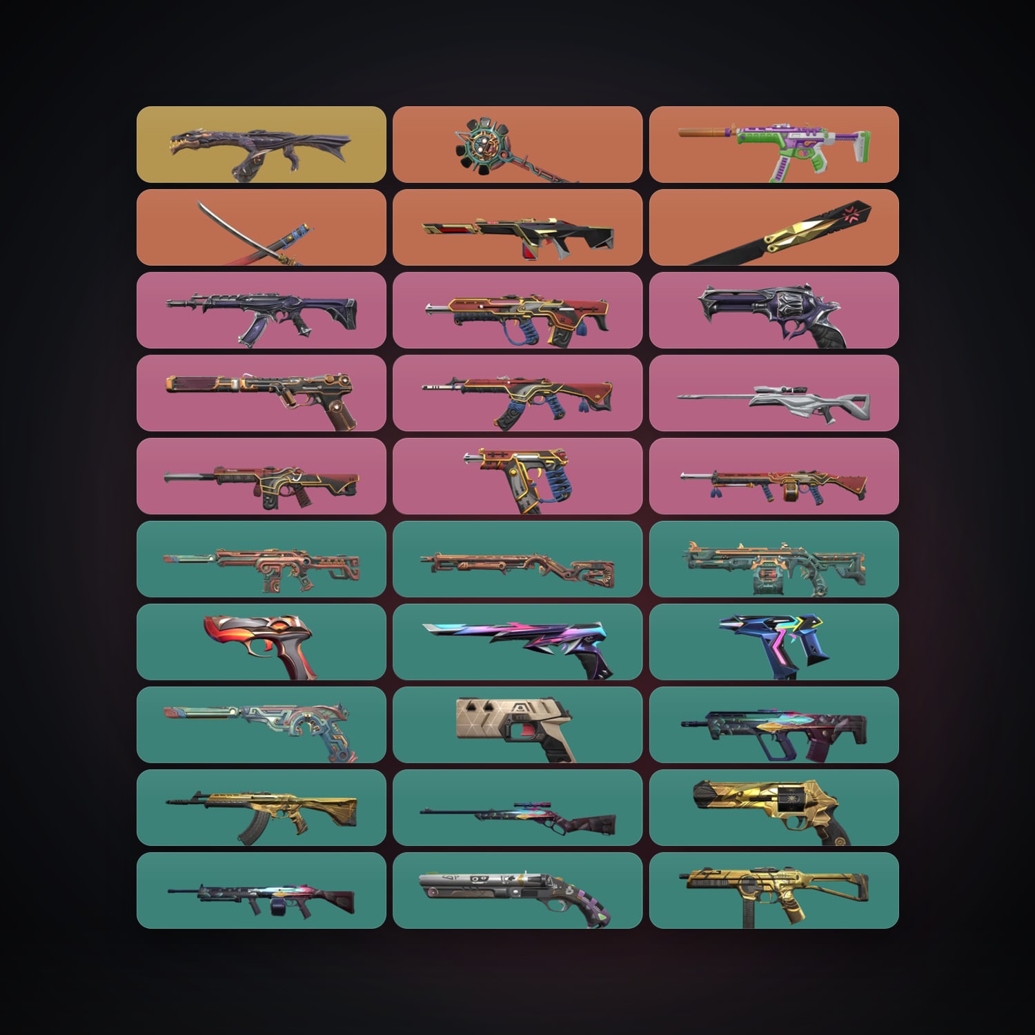 EU Silver 3 locker — 3 knives, 32 skins, lvl 222 — HabibiAccounts