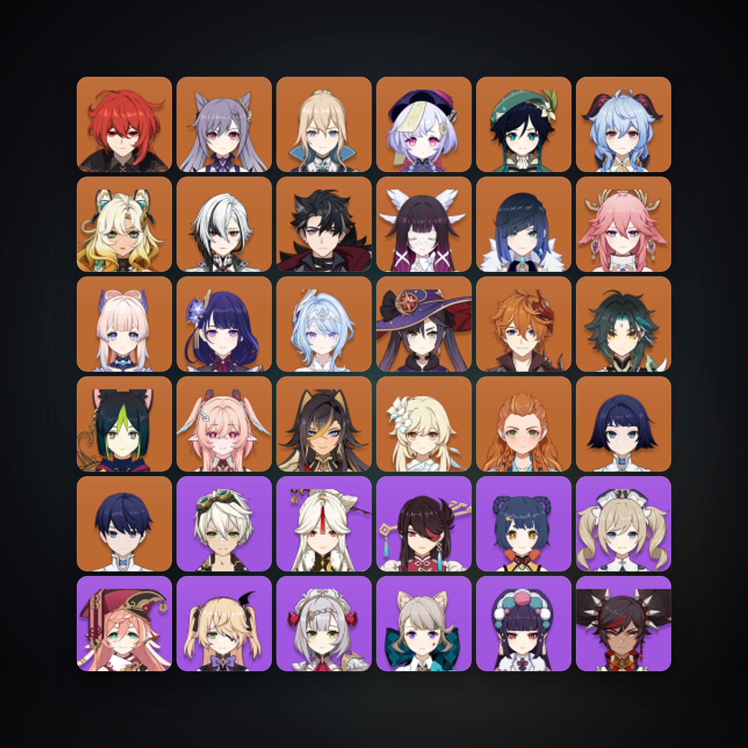Genshin Impact | AR 59 | 71 Chars | 21× 5★ — HabibiAccounts