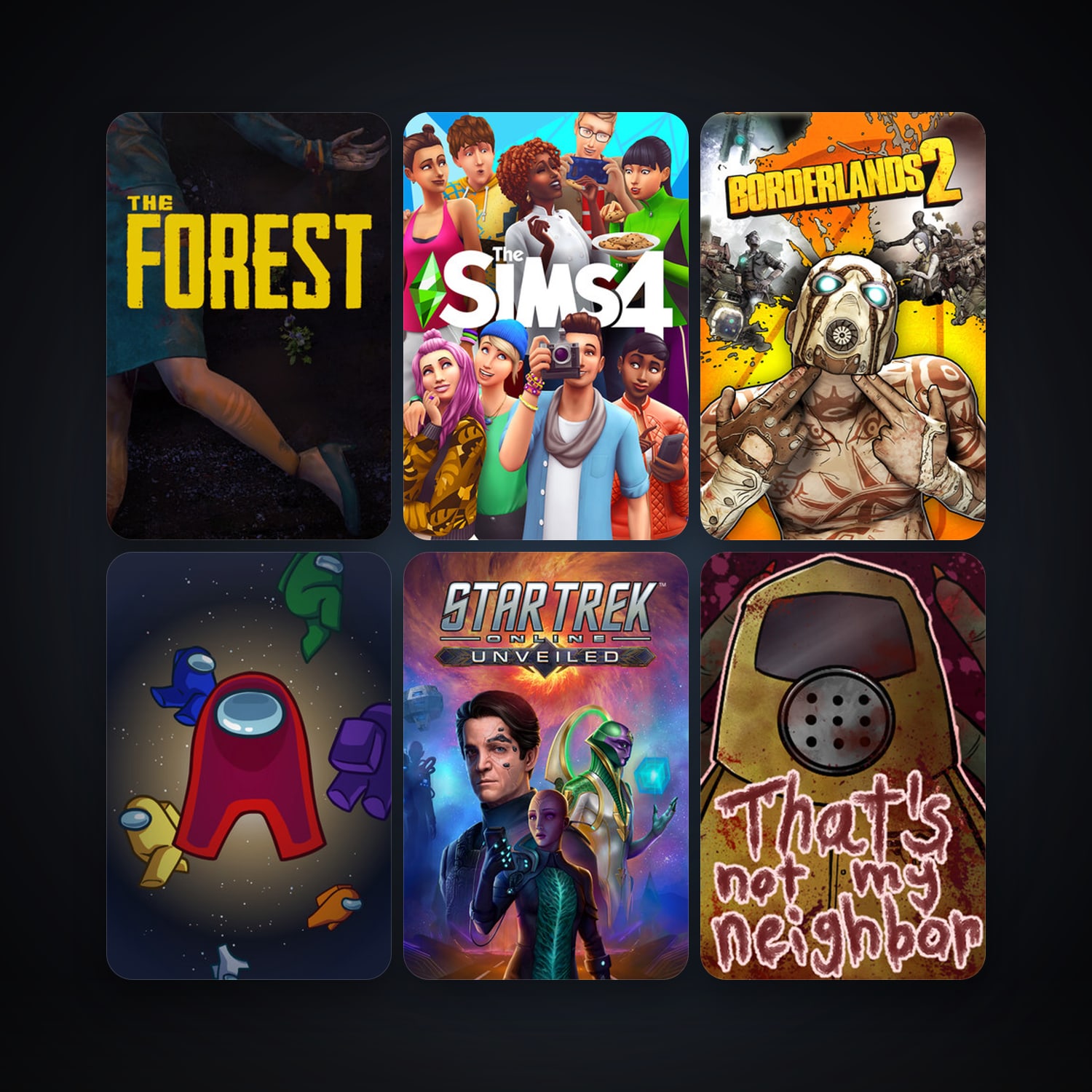 Borderlands + Star Trek Online, 56 games, clean — HabibiAccounts