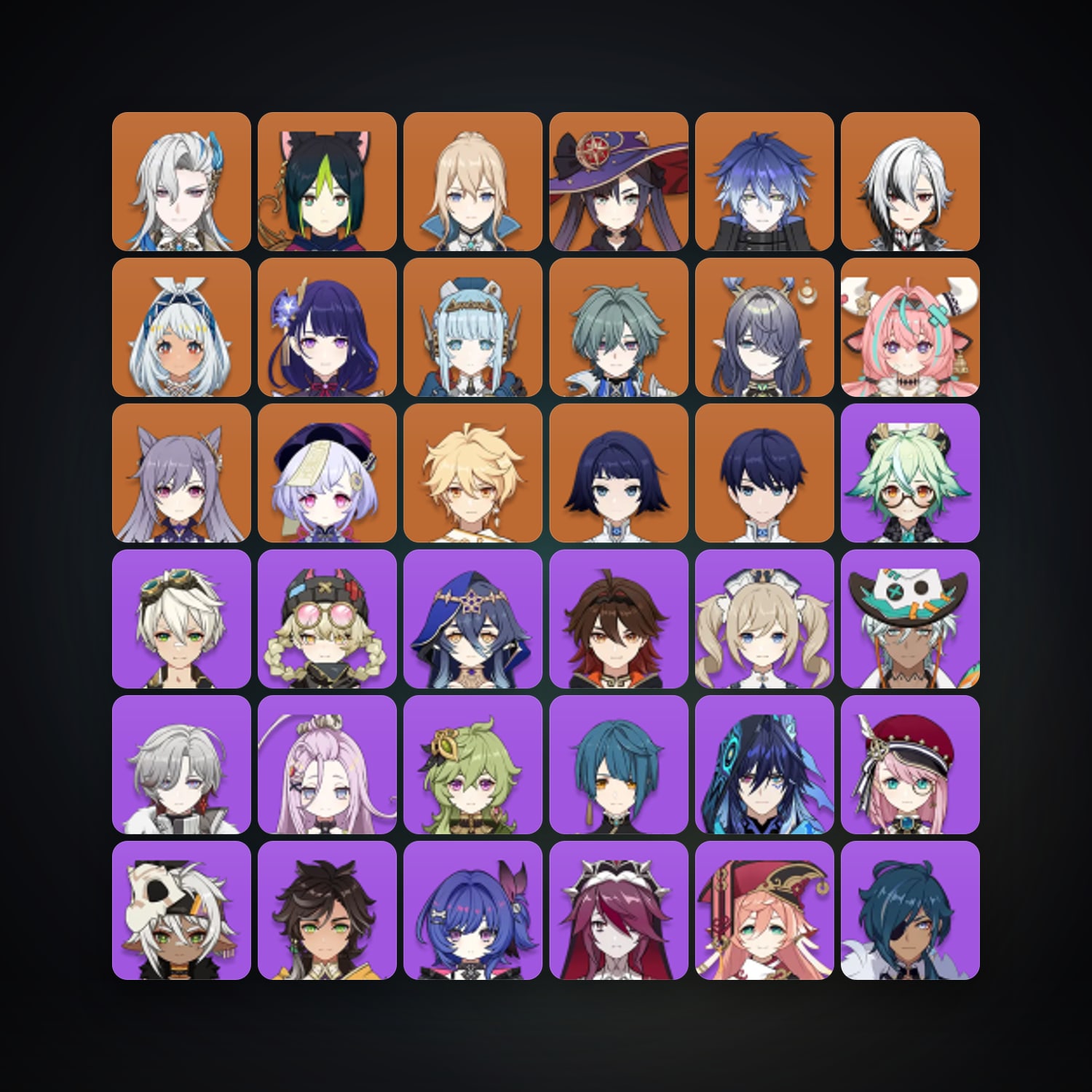 Genshin Impact | AR 57 | 57 Chars | 14× 5★ — HabibiAccounts