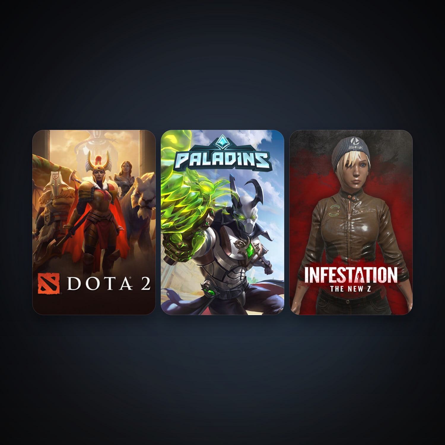 Dota 2 + Paladins, 5 games, clean — HabibiAccounts