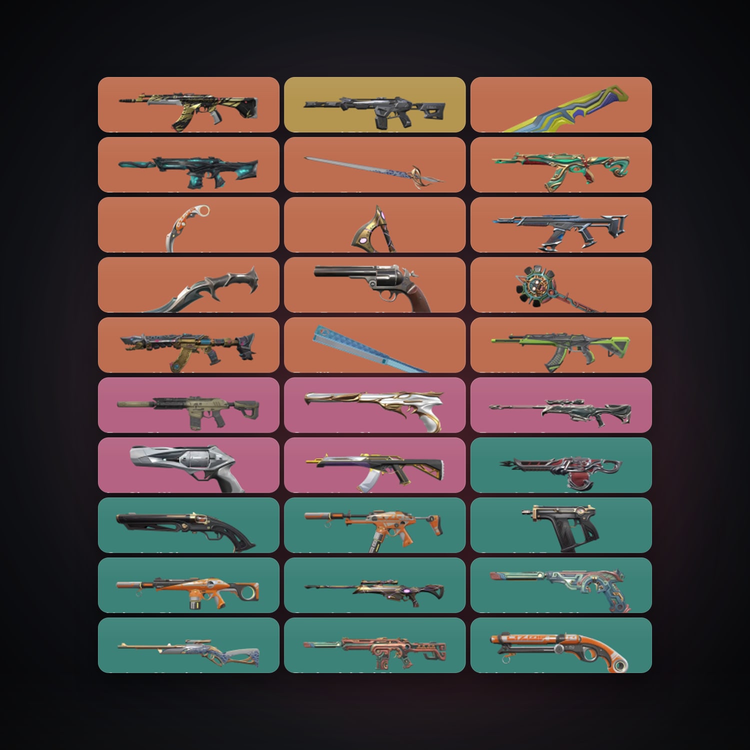 EU Plat 3 locker — 7 knives, 96 skins, lvl 266 — HabibiAccounts