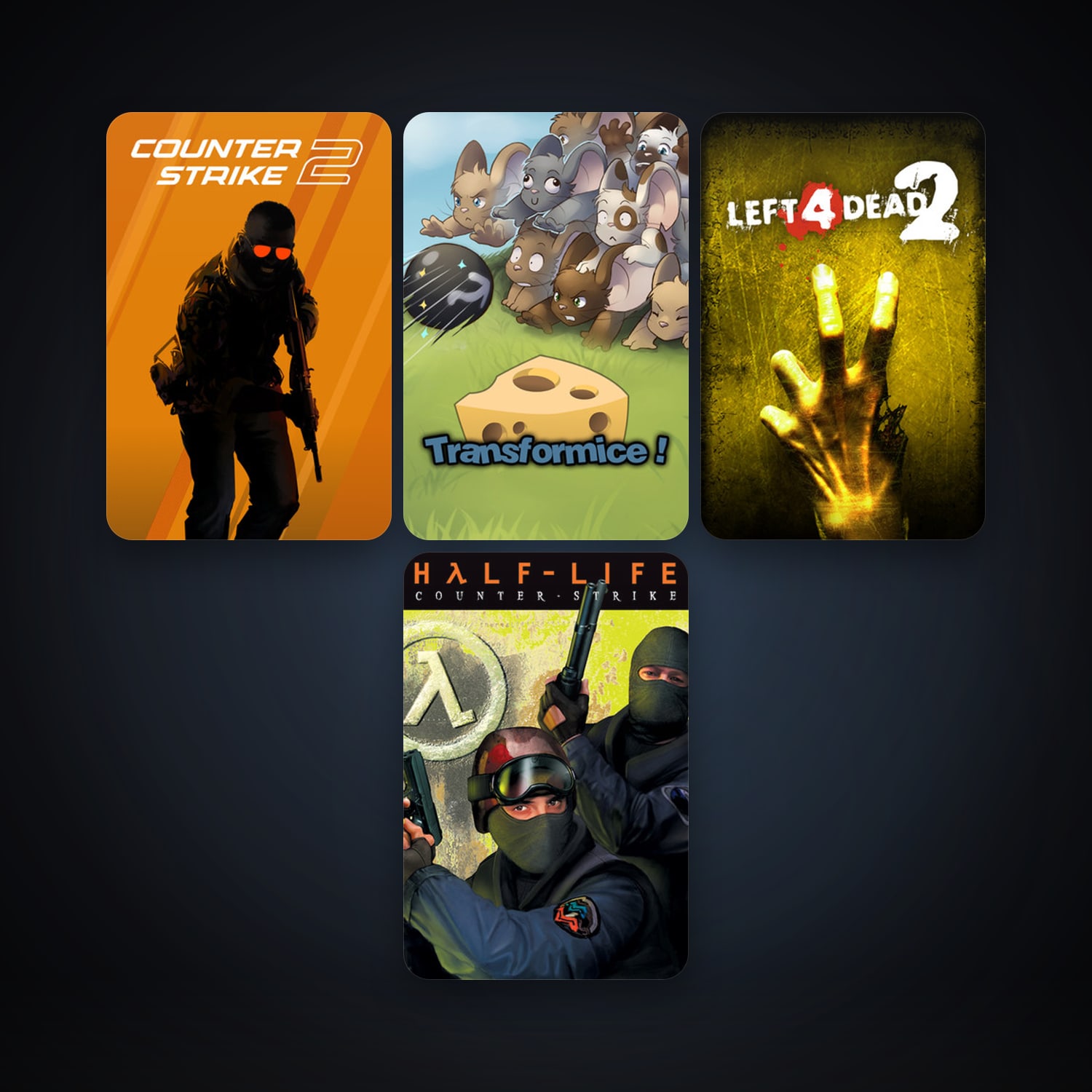 Counter-Strike + Counter-Strike: Source, 10 games, clean — HabibiAccounts