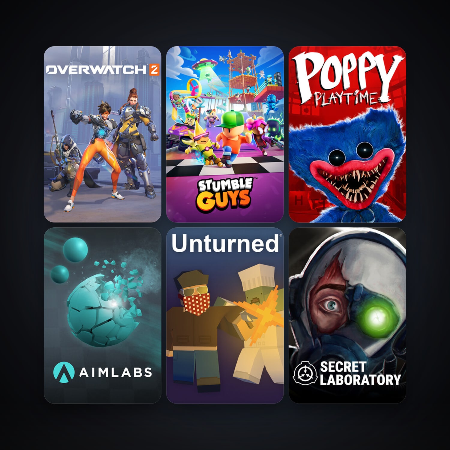 Unturned + SCP: Secret Laboratory, 9 games, clean — HabibiAccounts