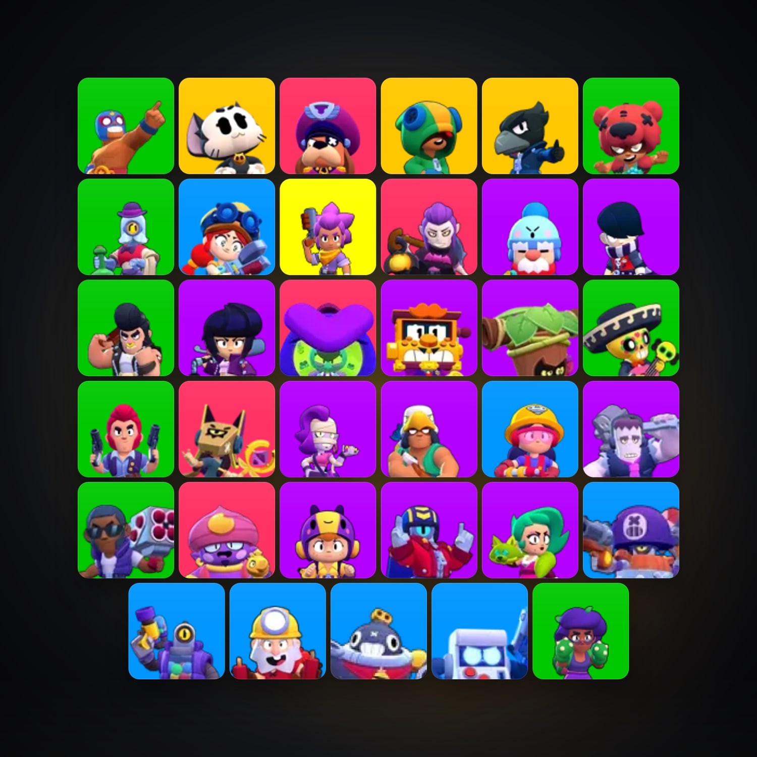 35 Brawlers | 3.3K Trophies | TH 13 — Supercell Account — HabibiAccounts