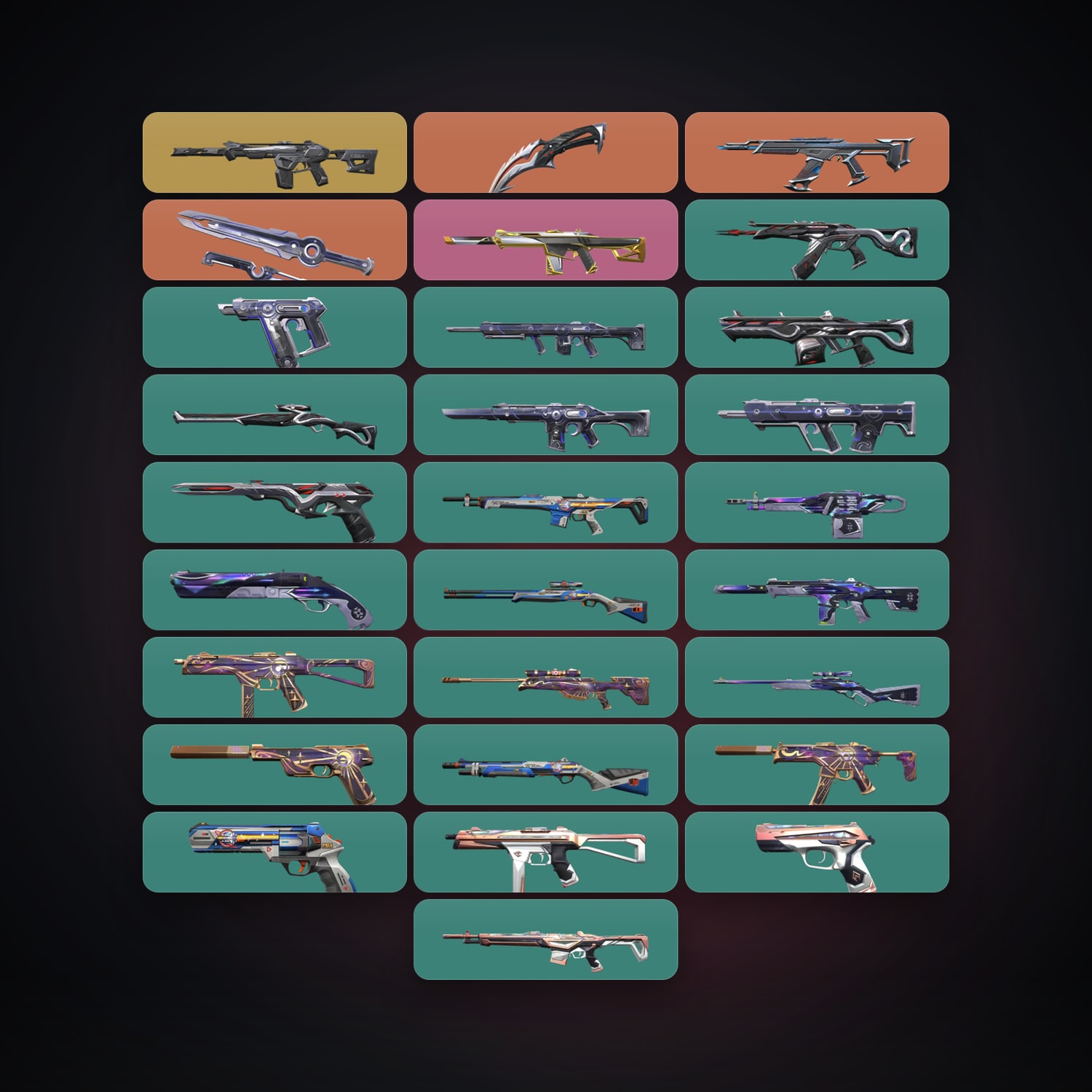 EU locker — 2 knives, 28 skins, lvl 68 — HabibiAccounts