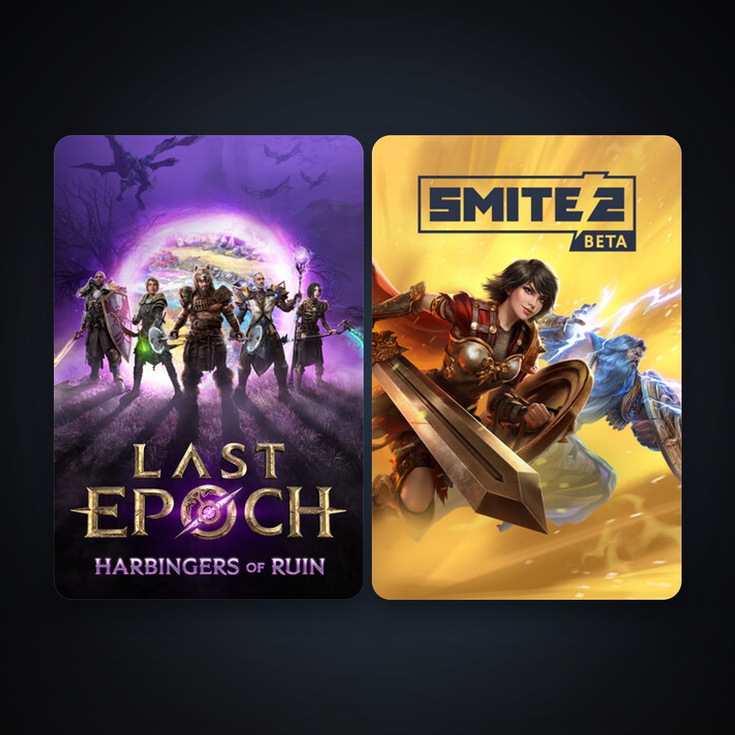 Last Epoch + SMITE 2, 3 games, clean — HabibiAccounts