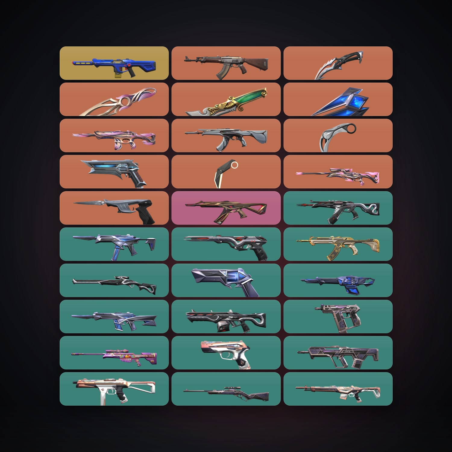 EU Diamond 2 locker — 6 knives, 38 skins, lvl 95 — HabibiAccounts