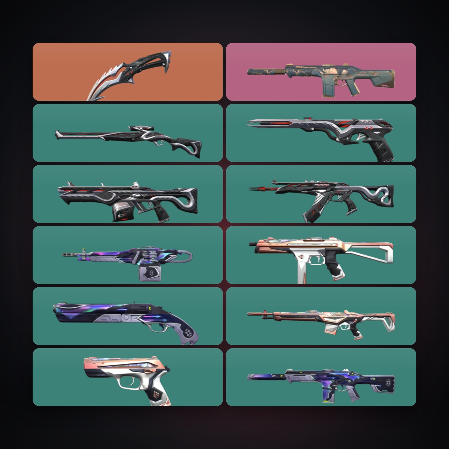 EU Silver 1 locker — 1 knives, 13 skins, lvl 50 — HabibiAccounts