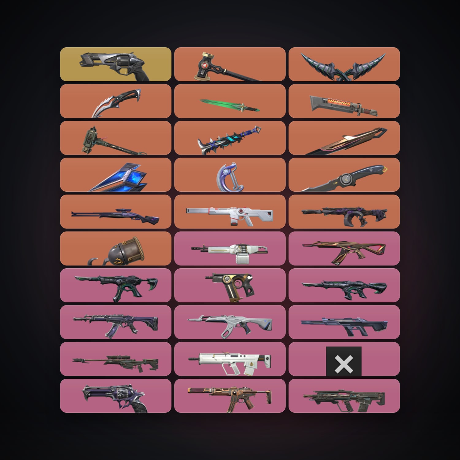 AP Silver 1 locker — 12 knives, 165 skins, lvl 397 — HabibiAccounts