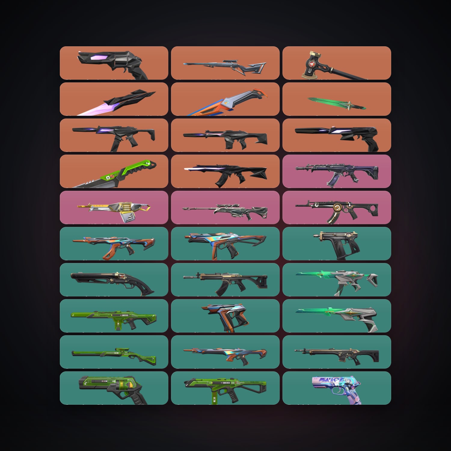NA Gold 2 locker — 5 knives, 66 skins, lvl 126 — HabibiAccounts