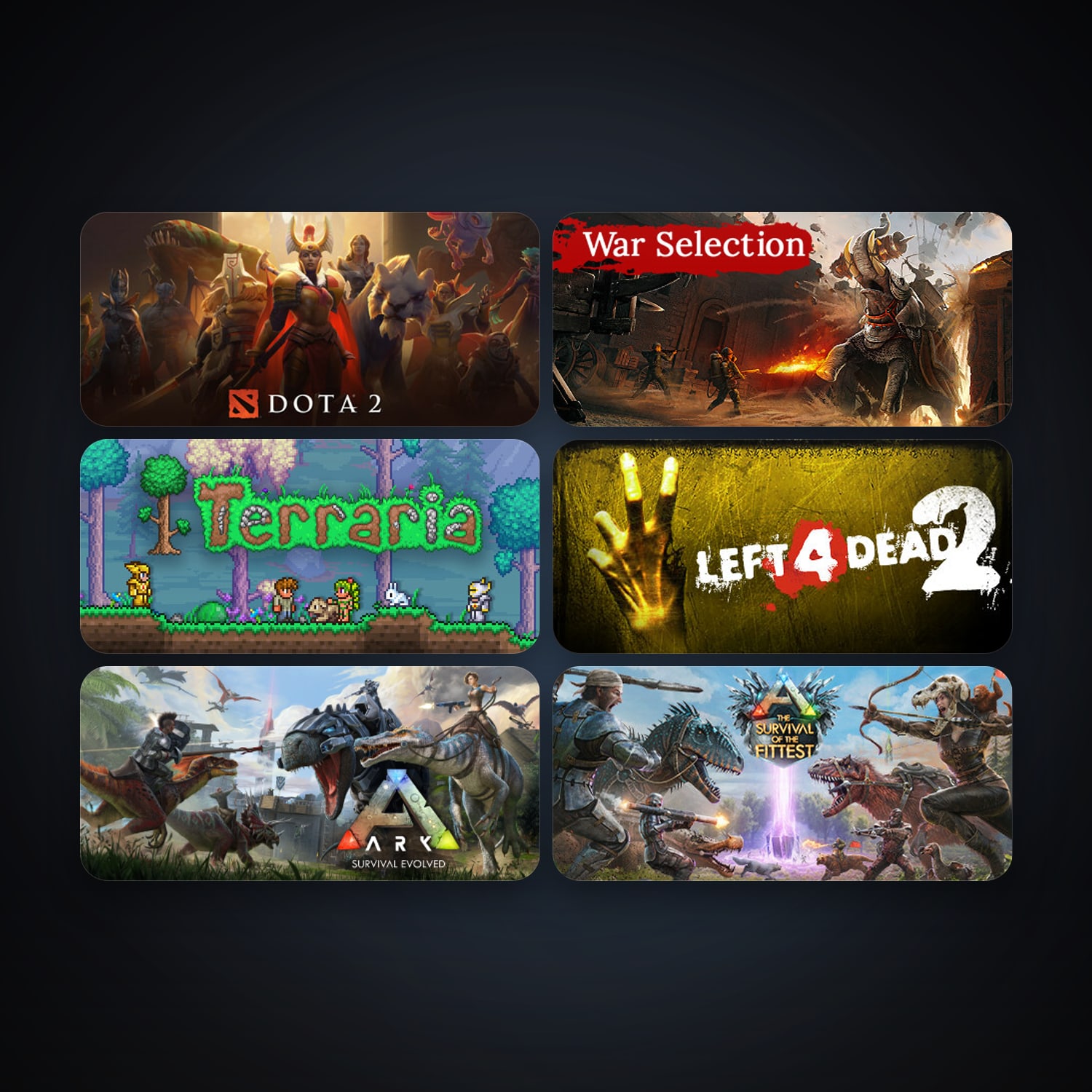 Left 4 Dead 2 + Dota 2, 8 games, clean — HabibiAccounts
