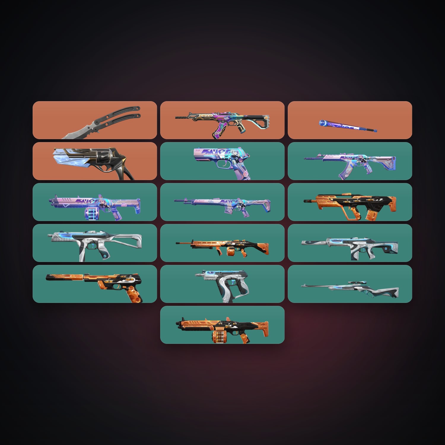 EU locker — 2 knives, 16 skins, lvl 27 — HabibiAccounts