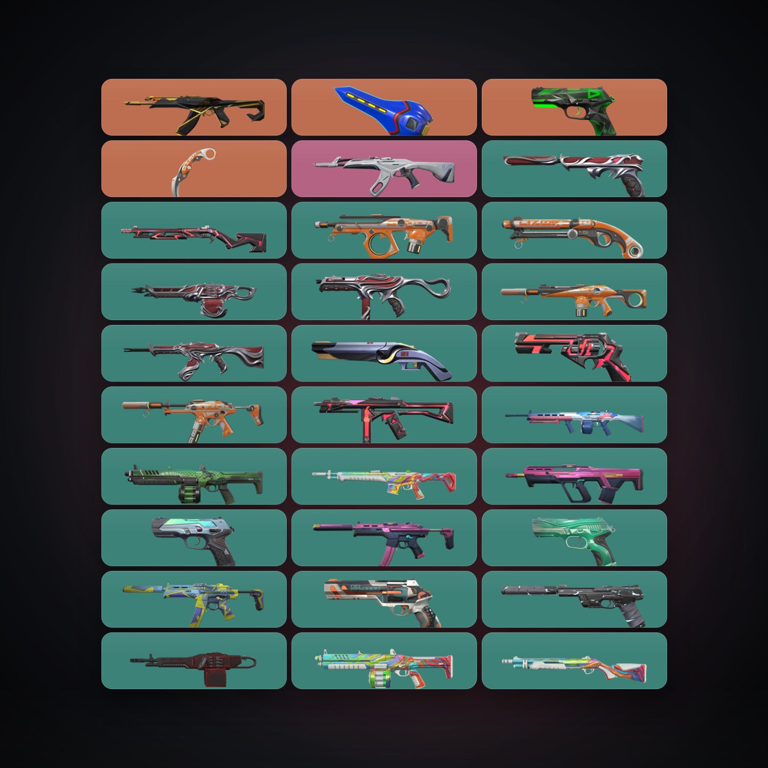 BR Silver 1 locker — 2 knives, 46 skins, lvl 168 — HabibiAccounts
