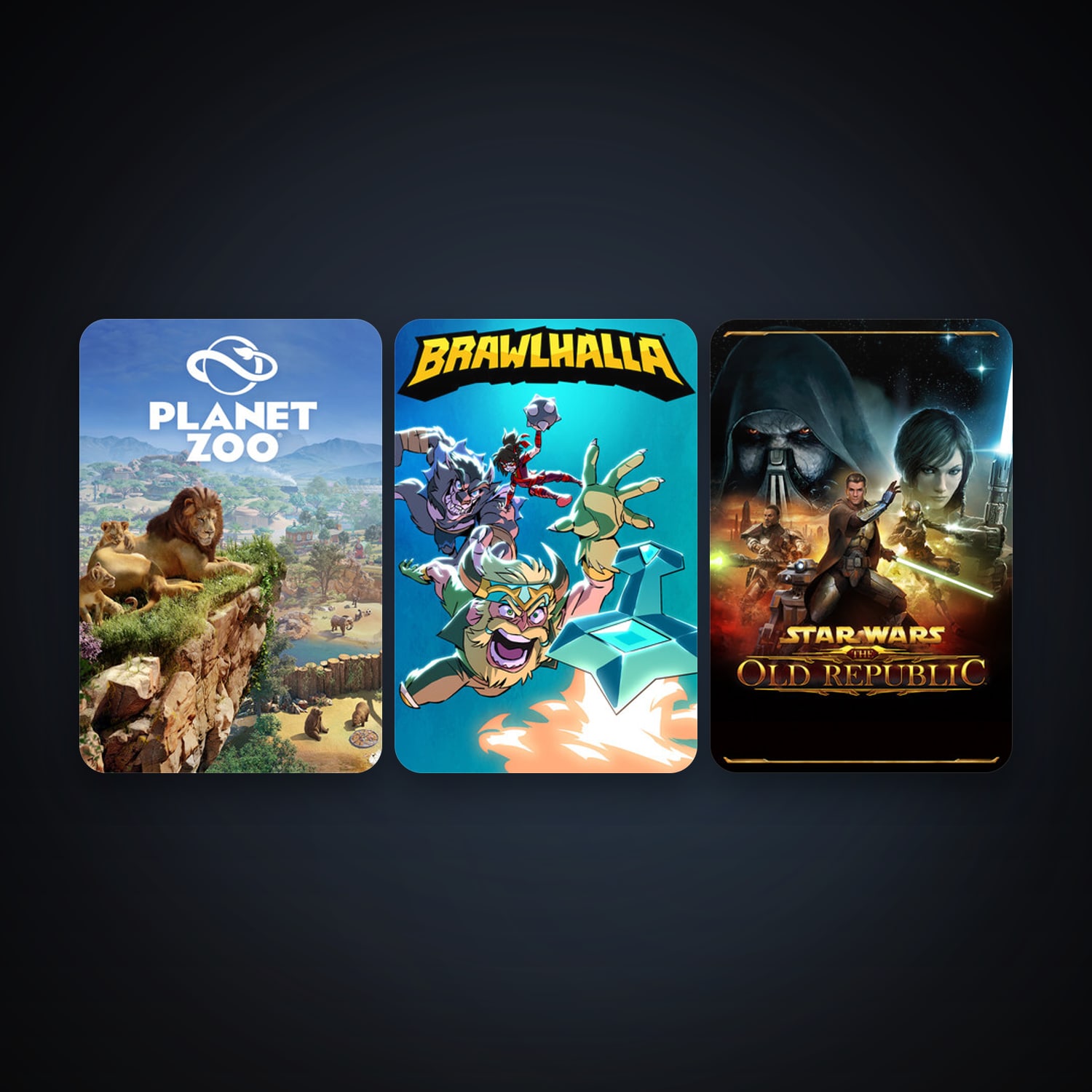 Brawlhalla + Planet Zoo, 6 games, clean — HabibiAccounts