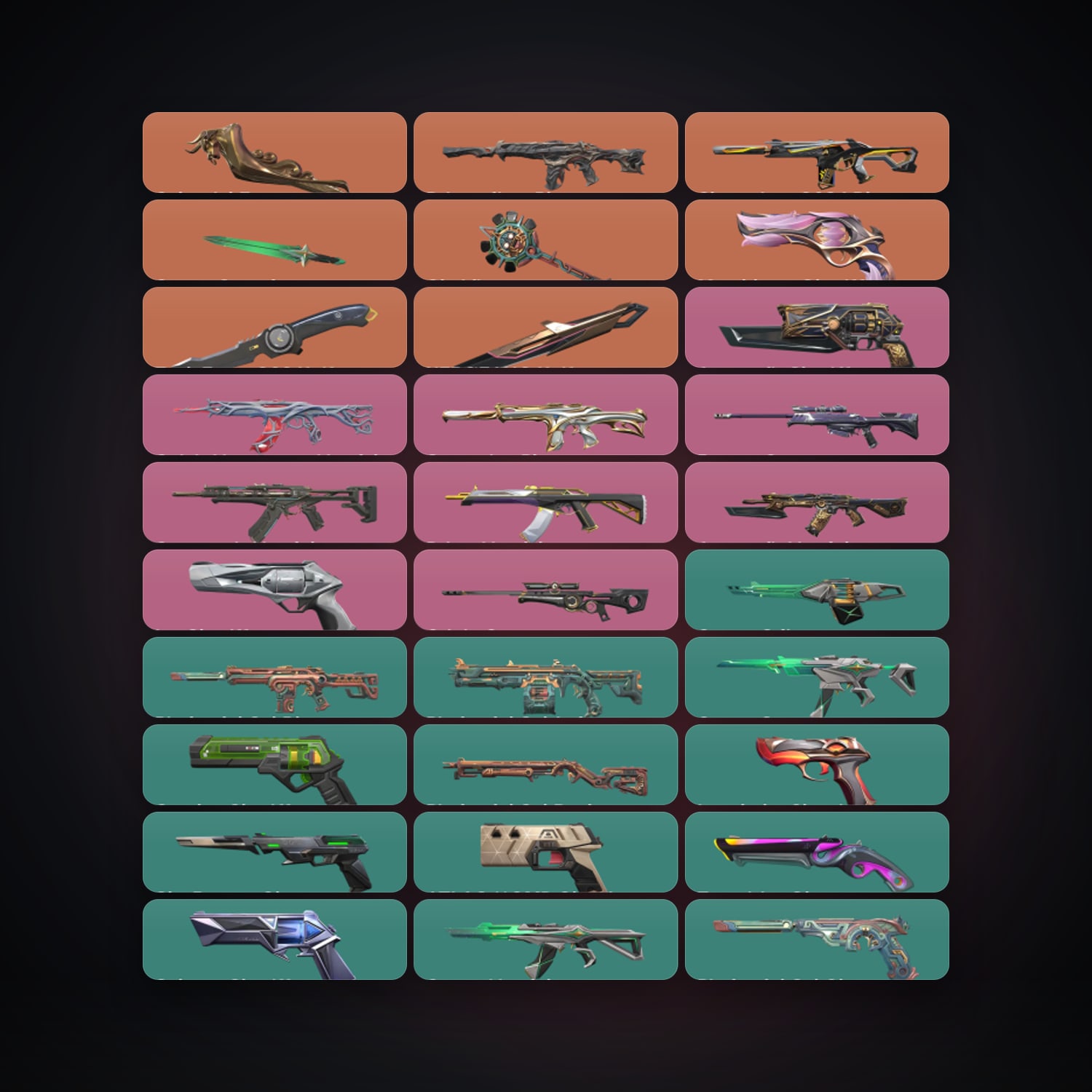 AP Gold 1 locker — 5 knives, 82 skins, lvl 489 — HabibiAccounts