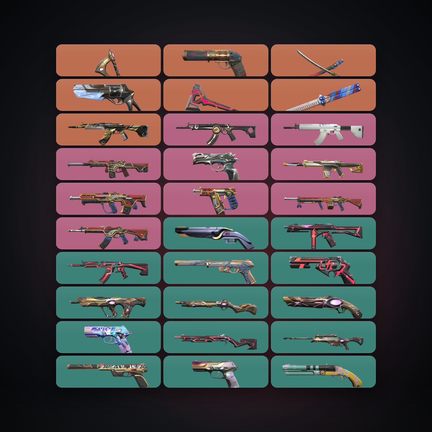 AP Gold 1 locker — 4 knives, 60 skins, lvl 334 — HabibiAccounts