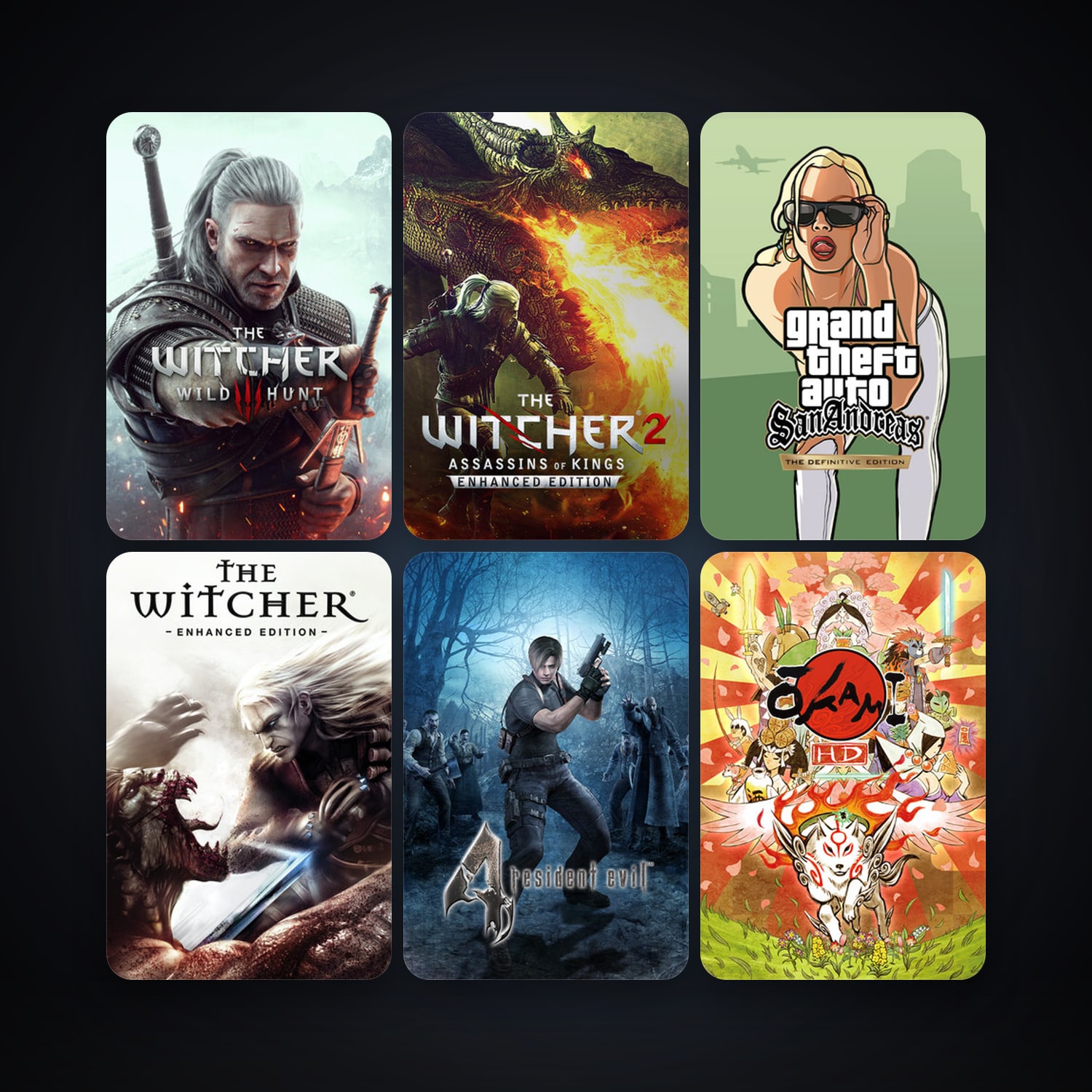 The Witcher: Enhanced Edition Director's Cut + The Witcher 2: Assassins of Kings Enhanced Edition, 32 games, Steam 19, clean — HabibiAccounts