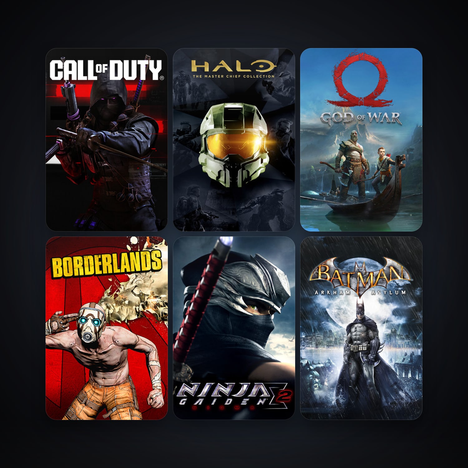 Borderlands + Batman: Arkham Asylum Game of the Year Edition, 36 games, clean — HabibiAccounts