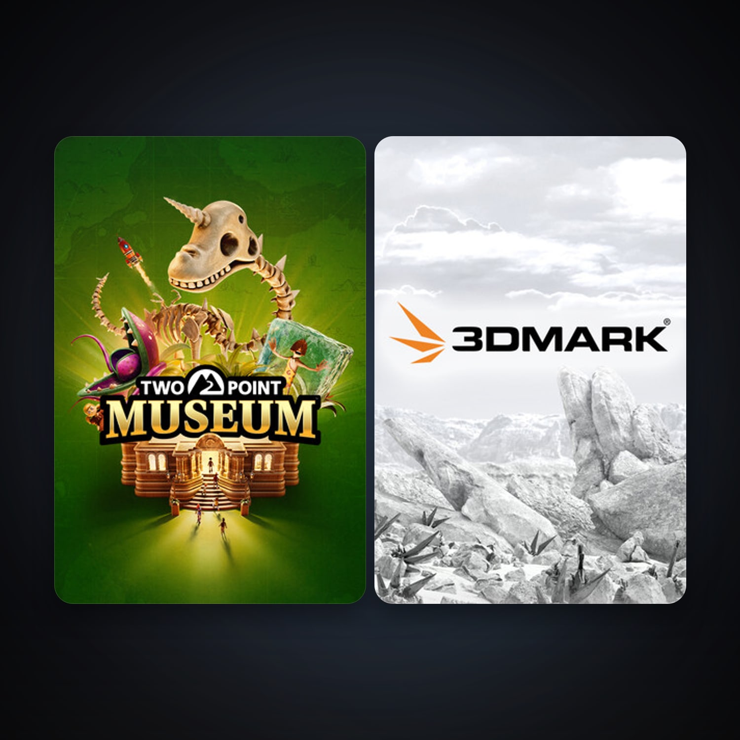 3DMark + Two Point Museum, 6 games, clean — HabibiAccounts