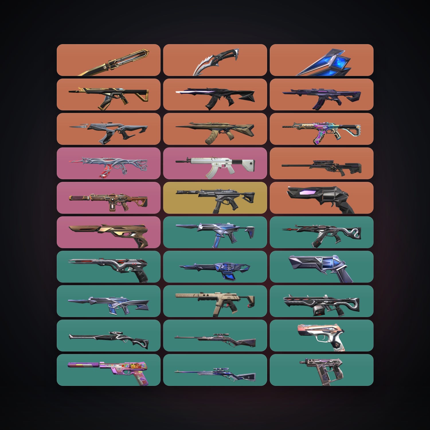 NA Plat 1 locker — 3 knives, 45 skins, lvl 58 — HabibiAccounts