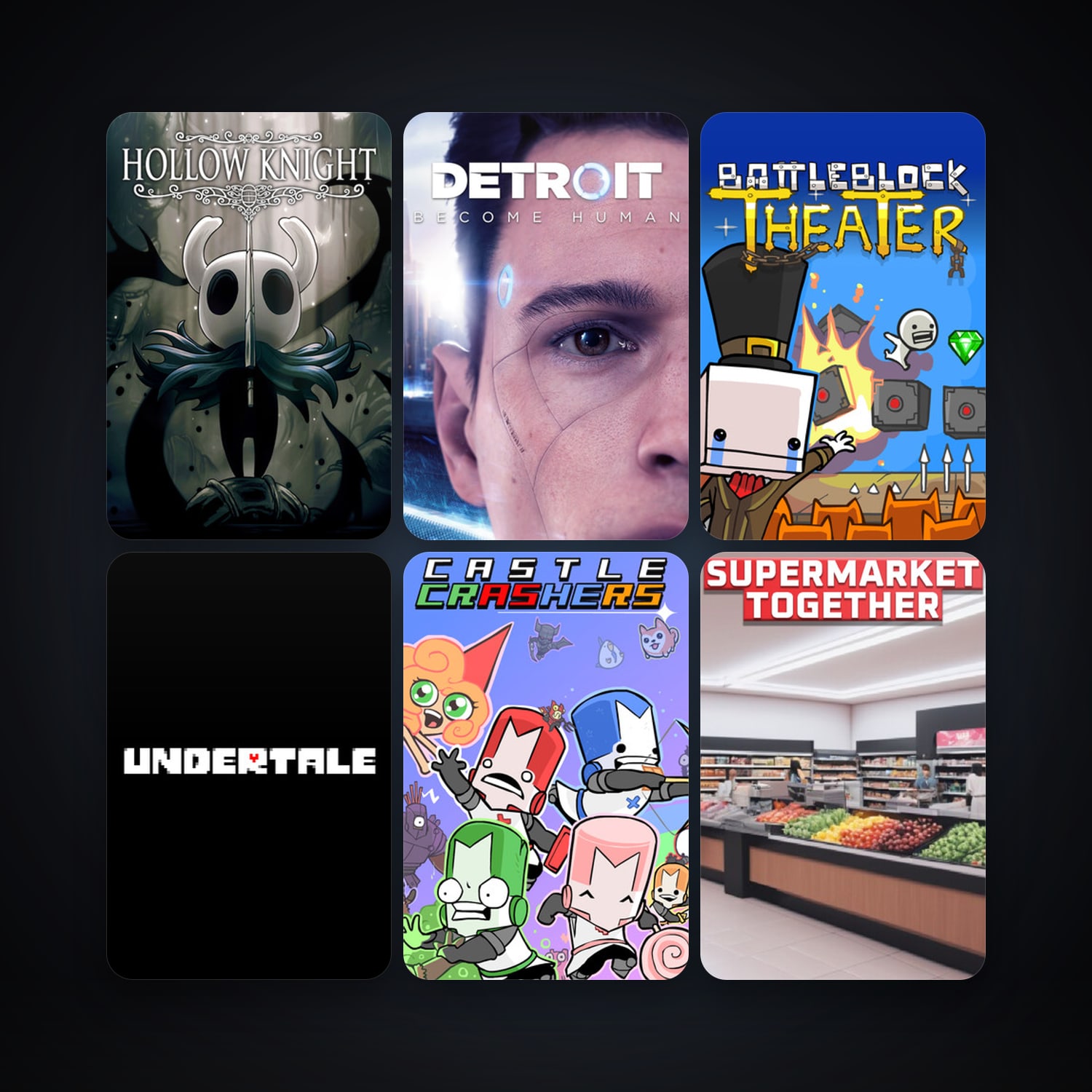 Castle Crashers + BattleBlock Theater, 34 games, clean — HabibiAccounts