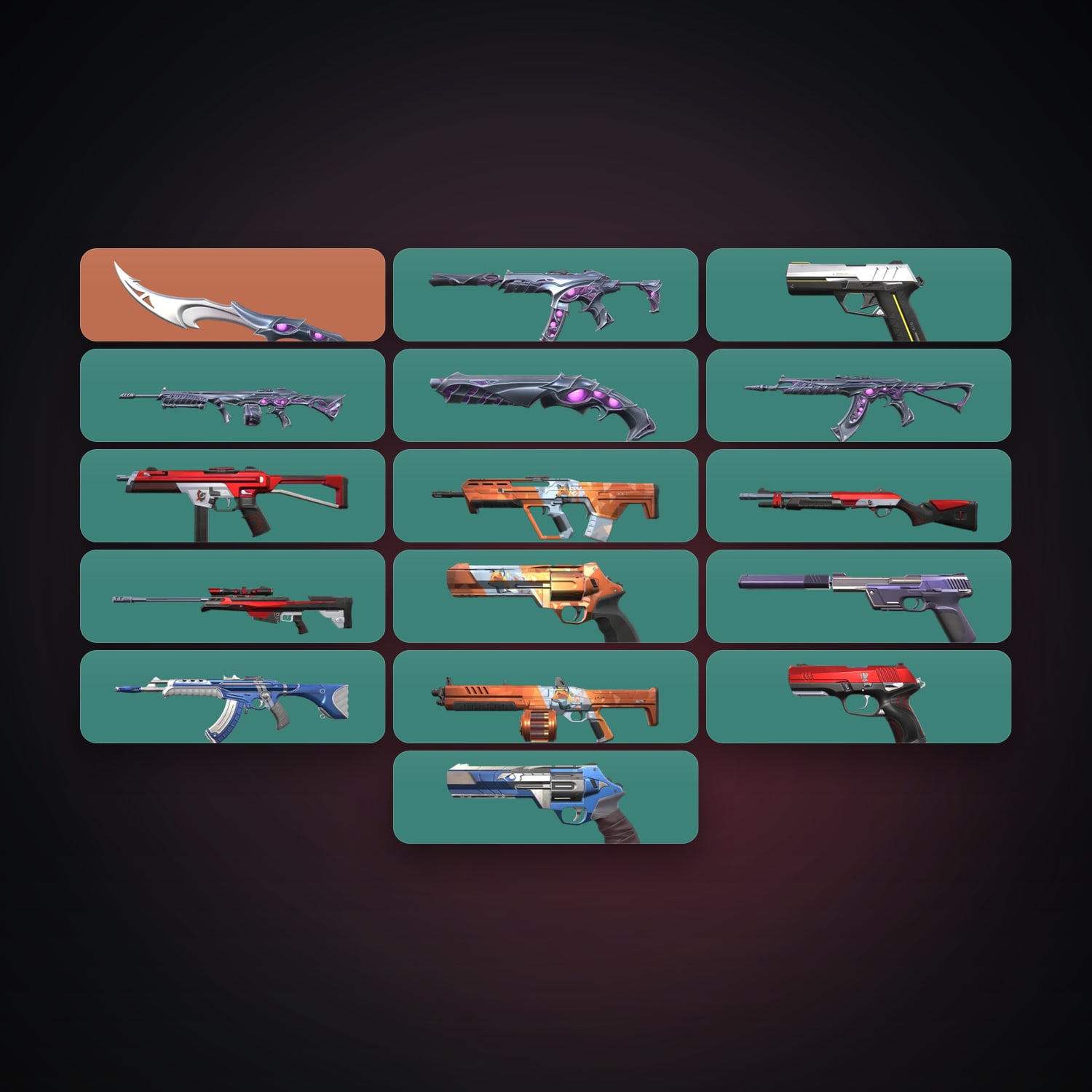 AP Gold 3 locker — 1 knives, 17 skins, lvl 105 — HabibiAccounts