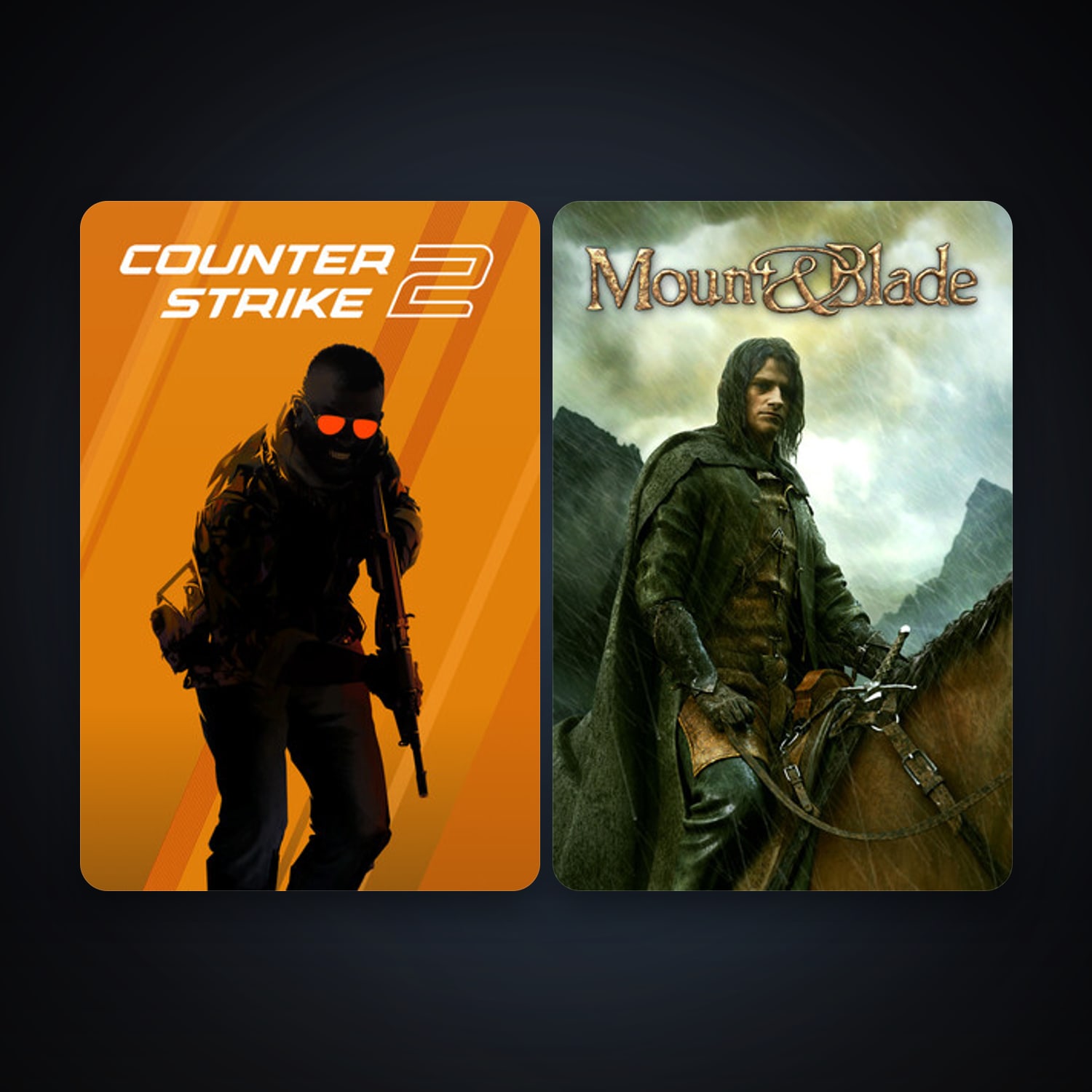 CS2 Prime + Mount & Blade, 3 games, clean — HabibiAccounts