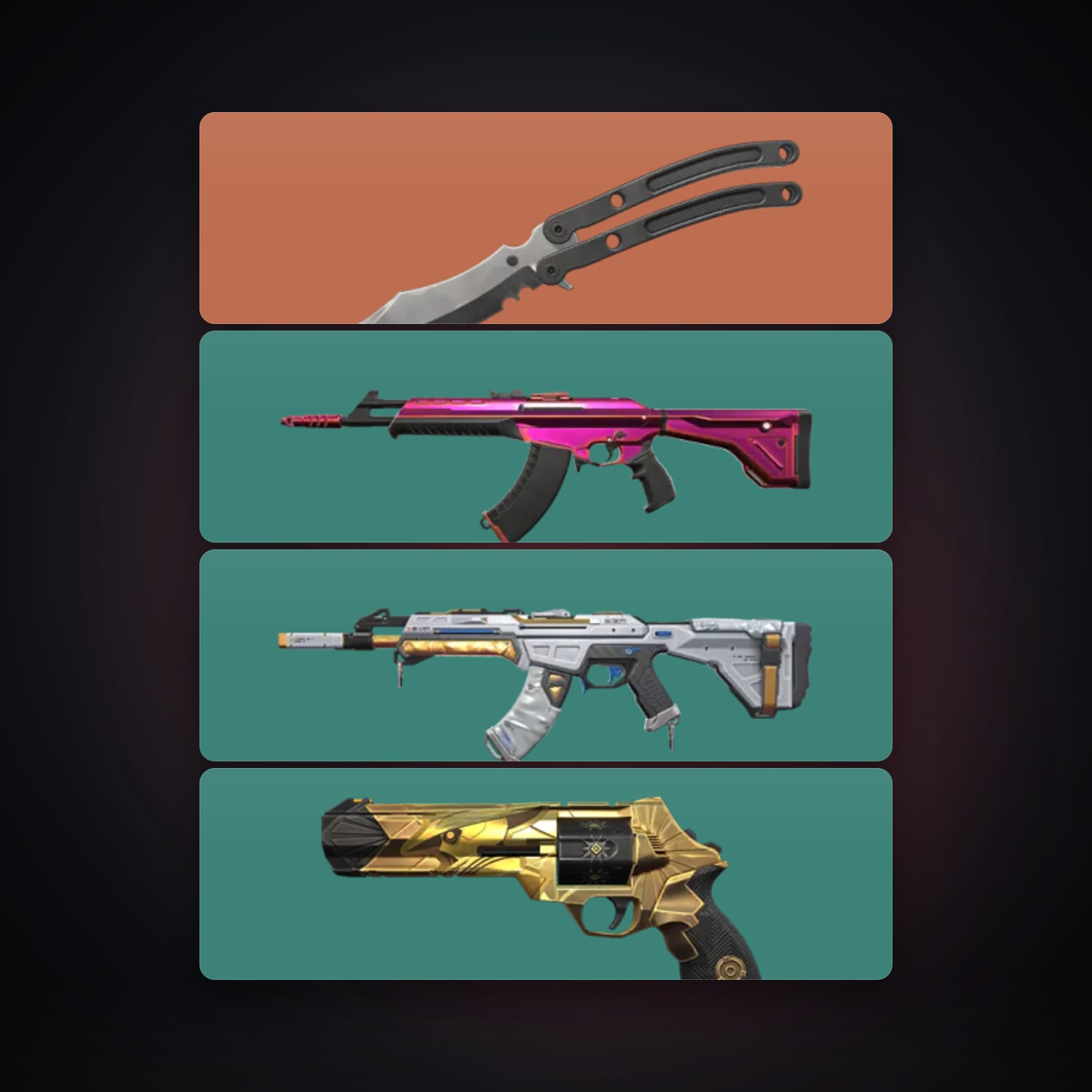 EU Iron 3 locker — 1 knives, 5 skins, lvl 43 — HabibiAccounts