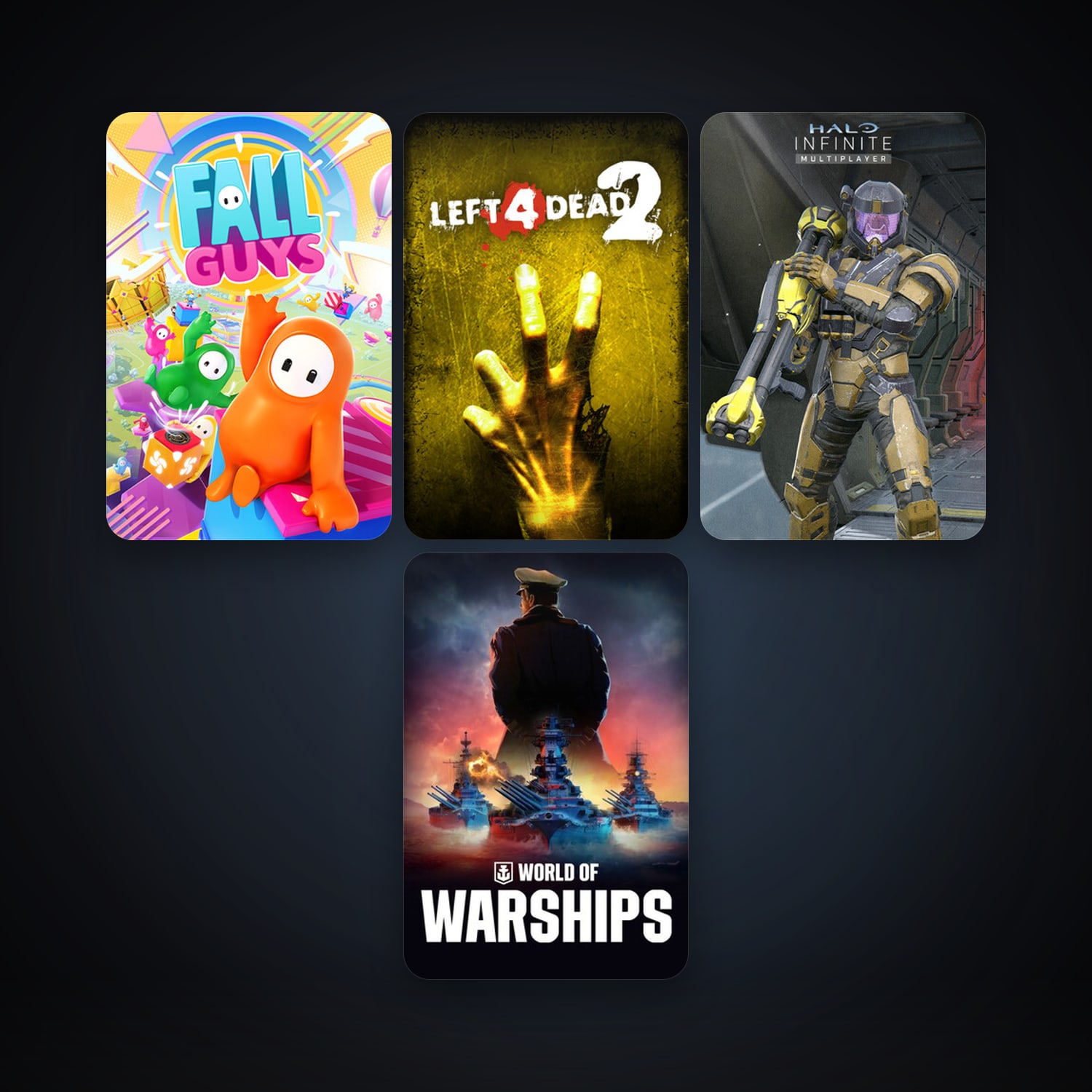 Left 4 Dead 2 + World of Warships, 9 games, clean — HabibiAccounts