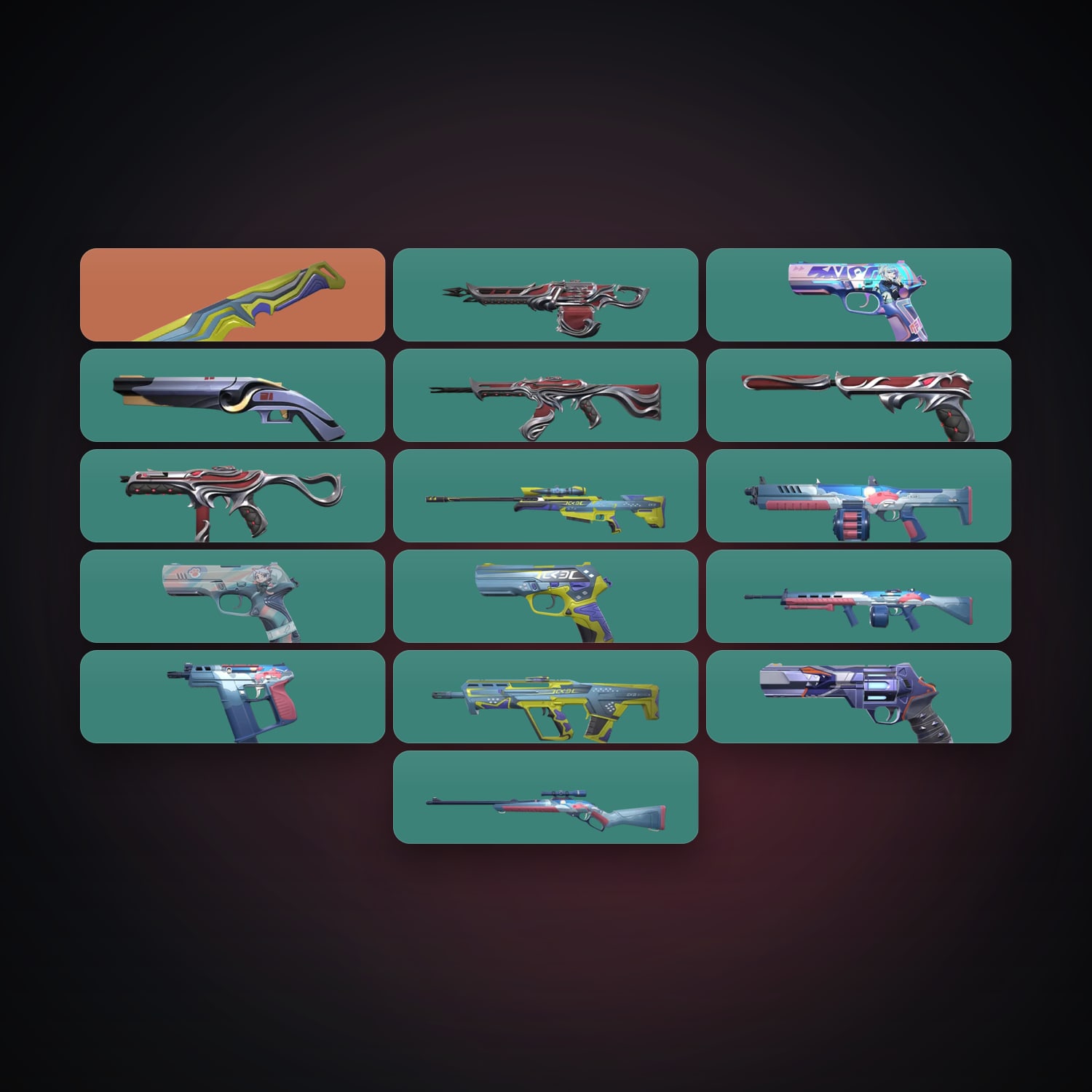 LA Silver 3 locker — 1 knives, 18 skins, lvl 113 — HabibiAccounts
