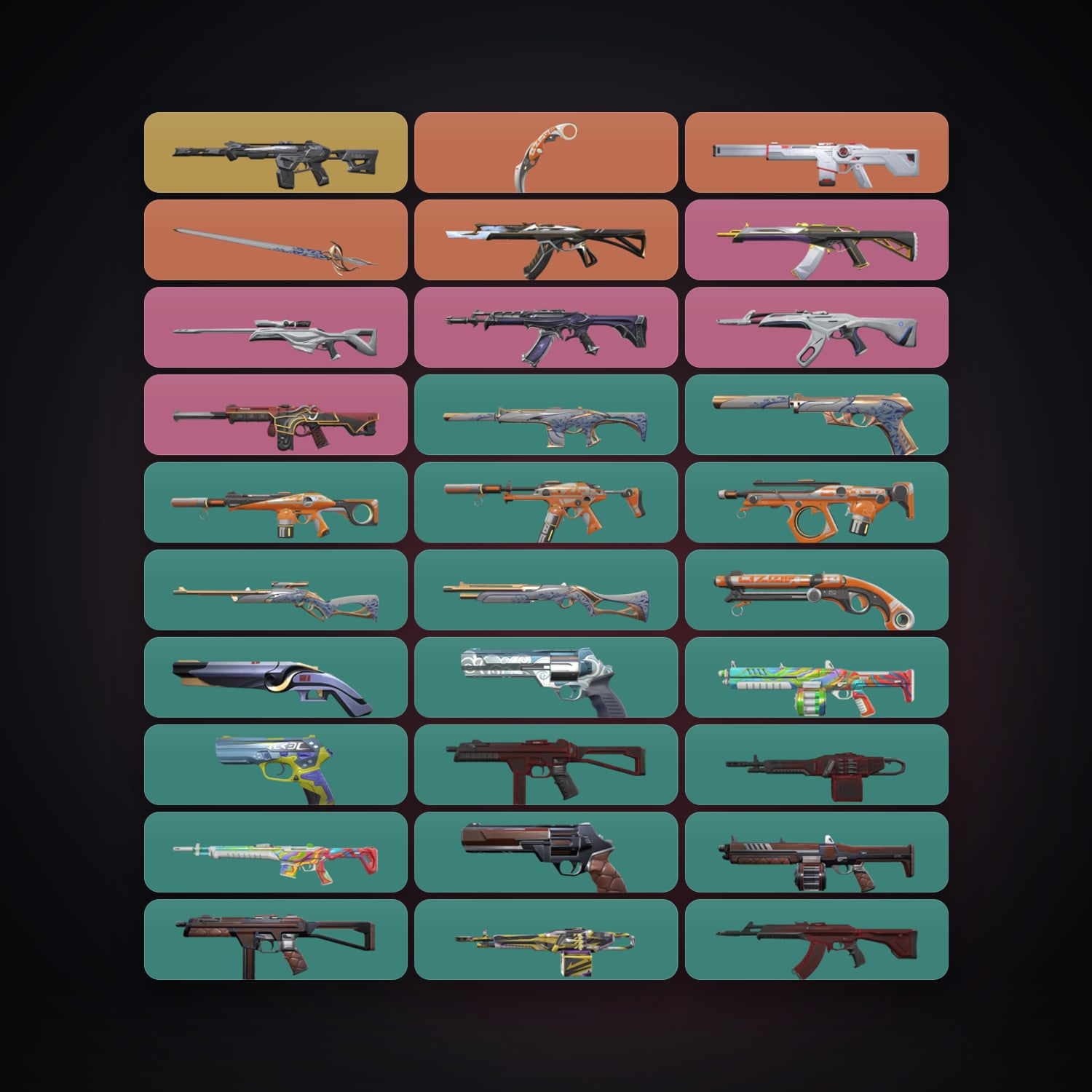 AP Gold 1 locker — 2 knives, 45 skins, lvl 143 — HabibiAccounts
