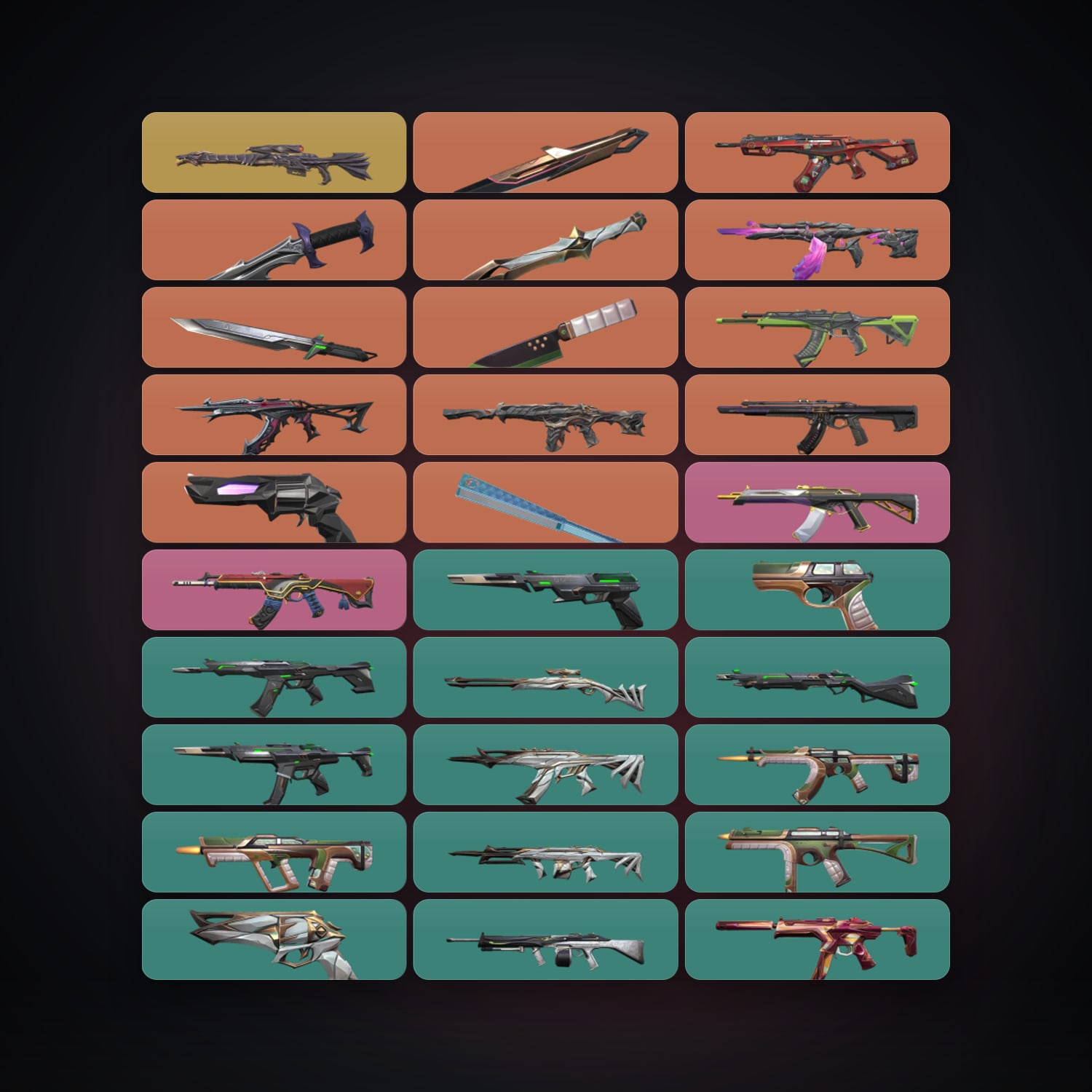 EU Gold 2 locker — 6 knives, 51 skins, lvl 109 — HabibiAccounts
