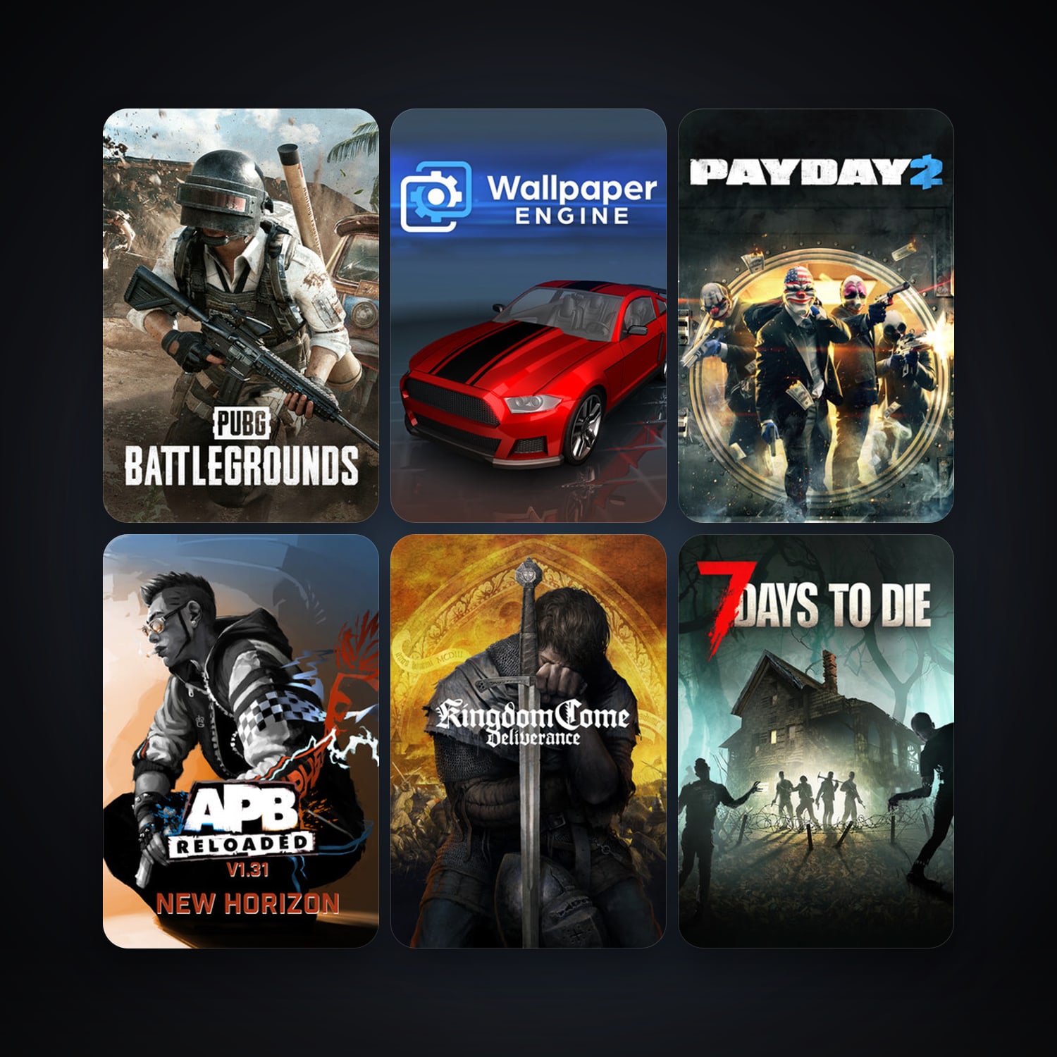 Mafia + APB Reloaded, 52 games, Steam 10, clean — HabibiAccounts