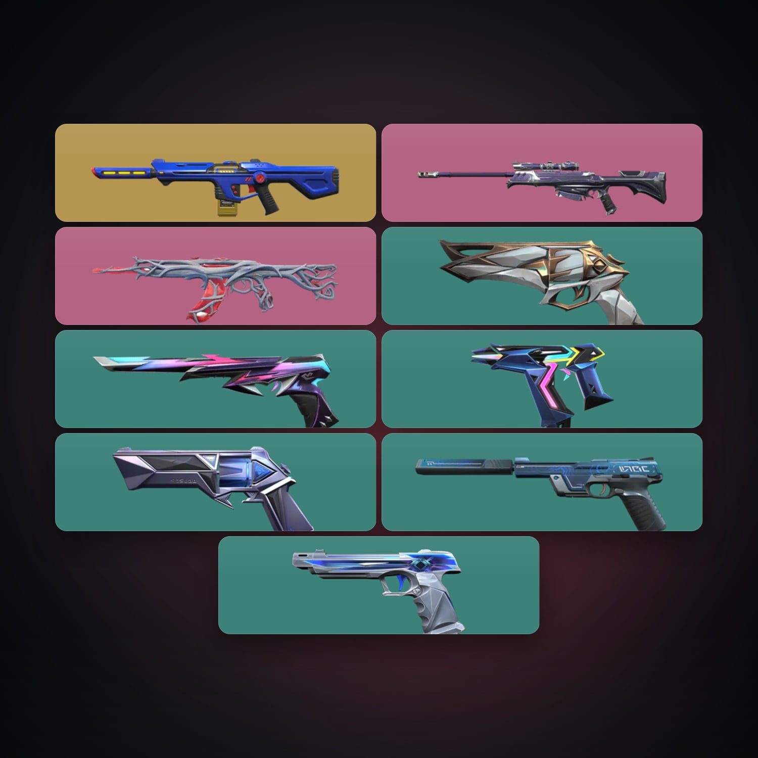AP Gold 2 locker — 9 skins, lvl 200 — HabibiAccounts