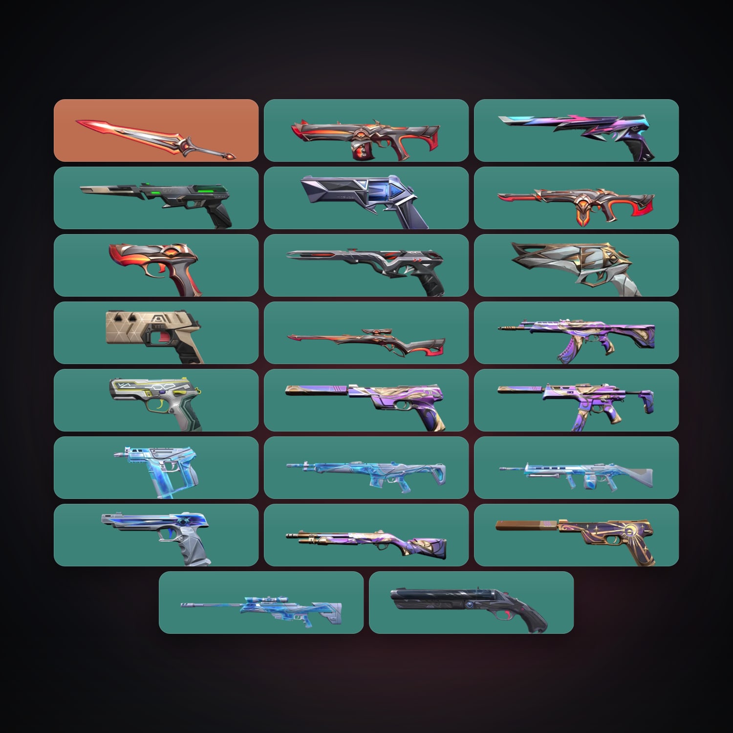 EU Silver 1 locker — 1 knives, 23 skins, lvl 193 — HabibiAccounts